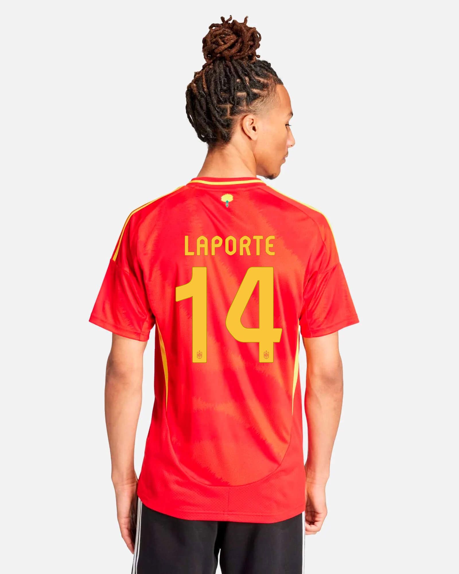 Camiseta 1ª España EURO 2024  Laporte - Fútbol Factory