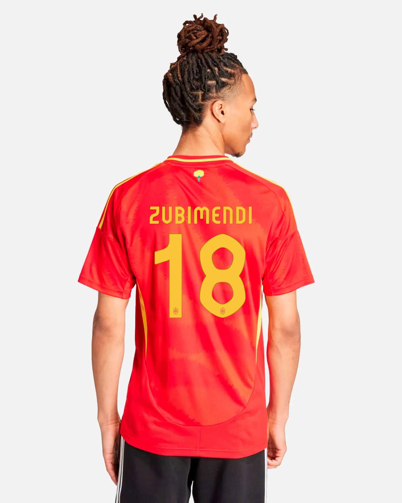 Camiseta 1ª España EURO 2024  Zubimendi - Fútbol Factory