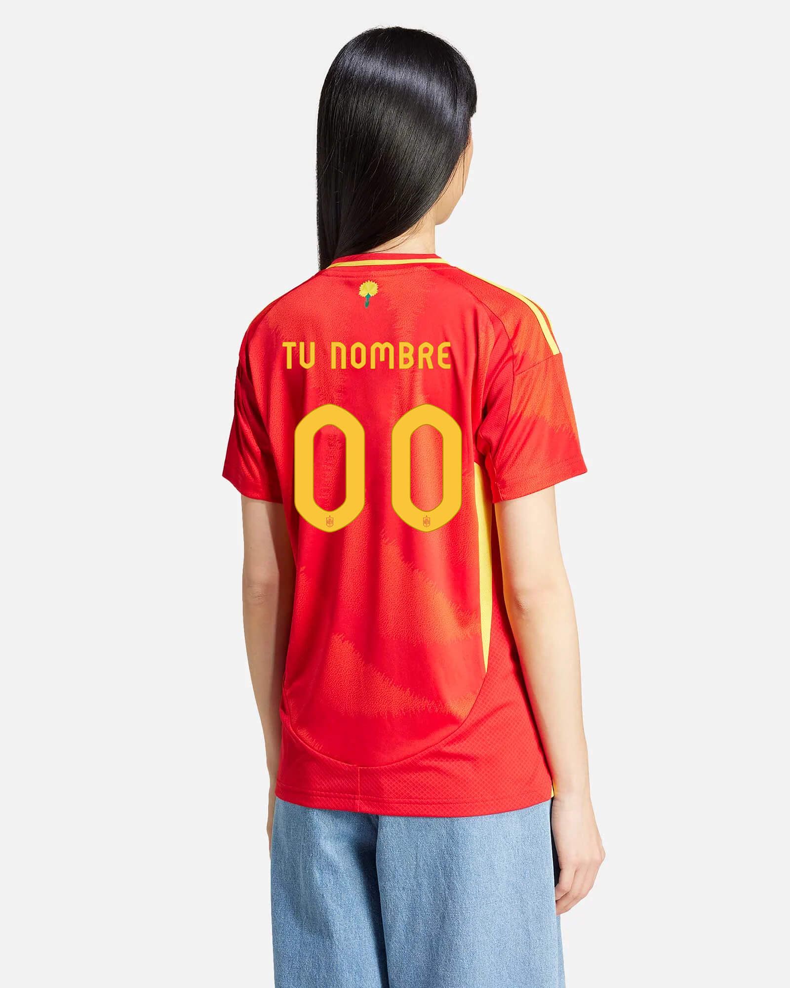 Camiseta 1ª España EURO 2024  Personalizado - Fútbol Factory