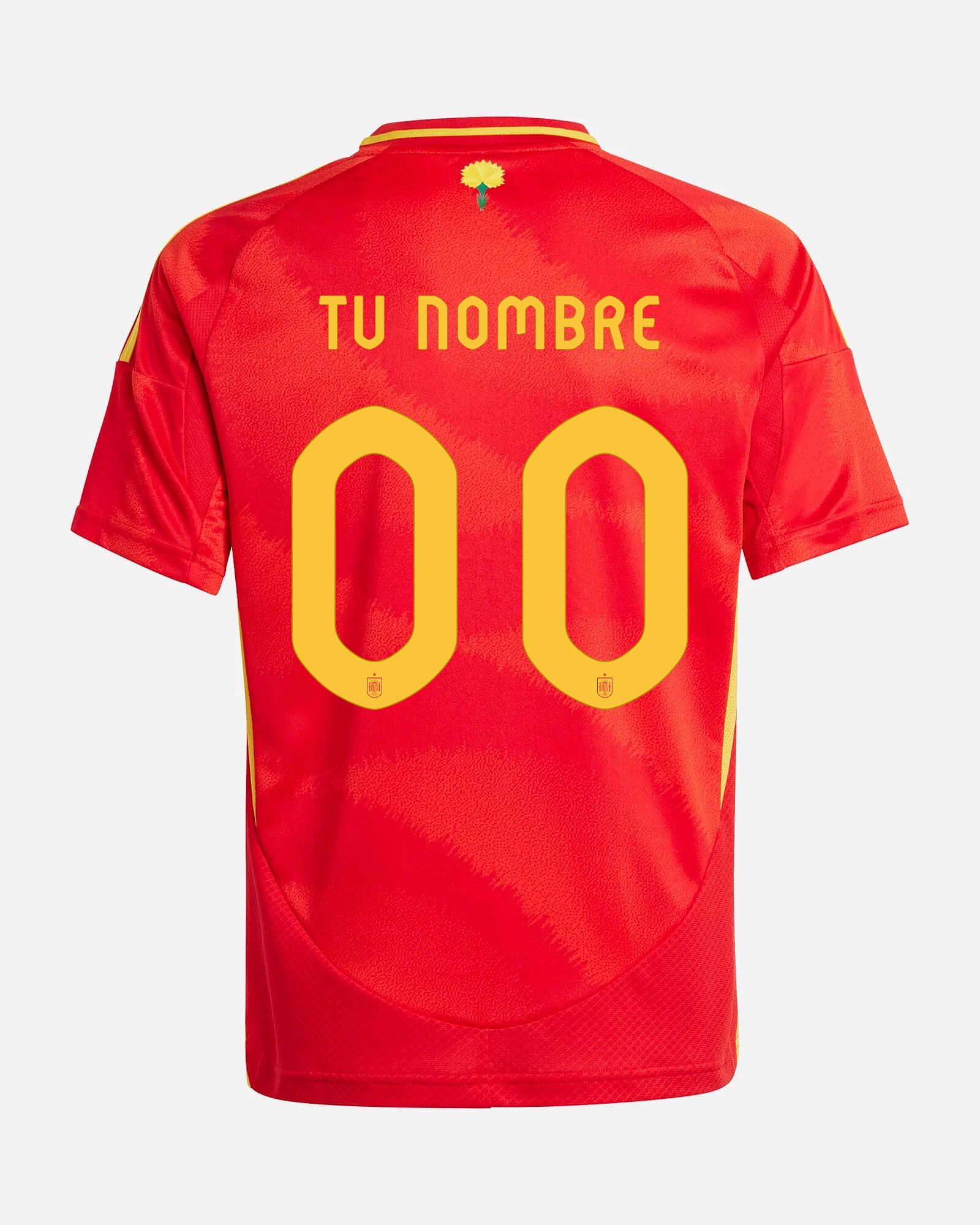 Camiseta 1ª España EURO 2024  Personalizado - Fútbol Factory