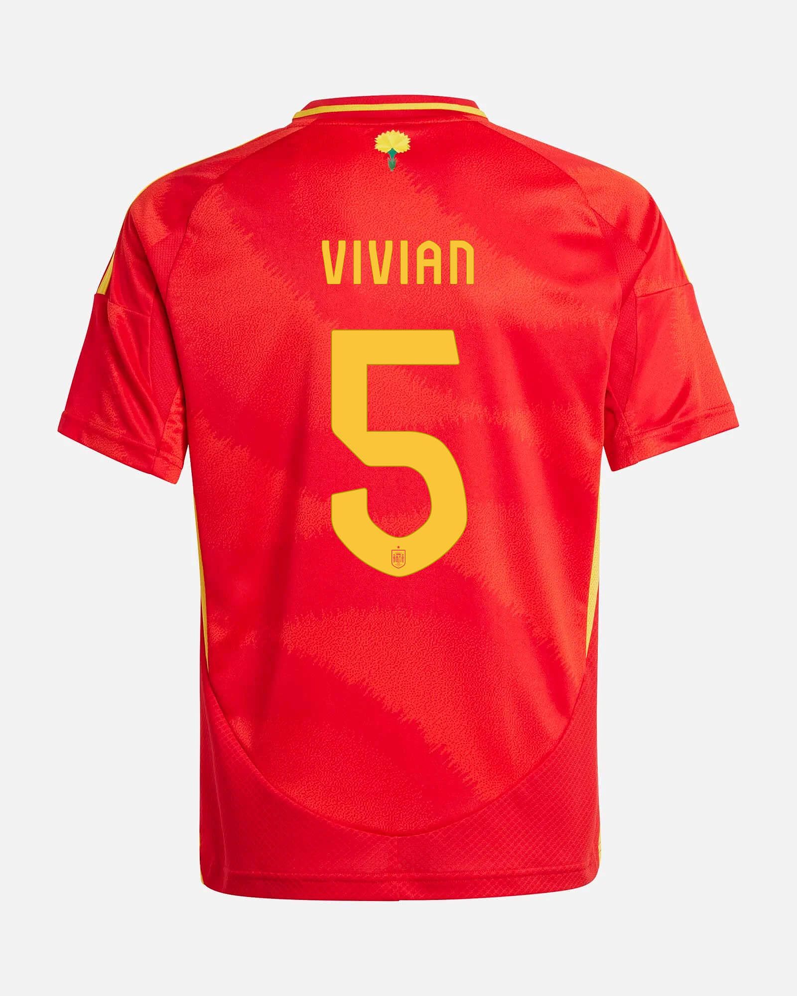 Camiseta 1ª España EURO 2024  Vivian - Fútbol Factory