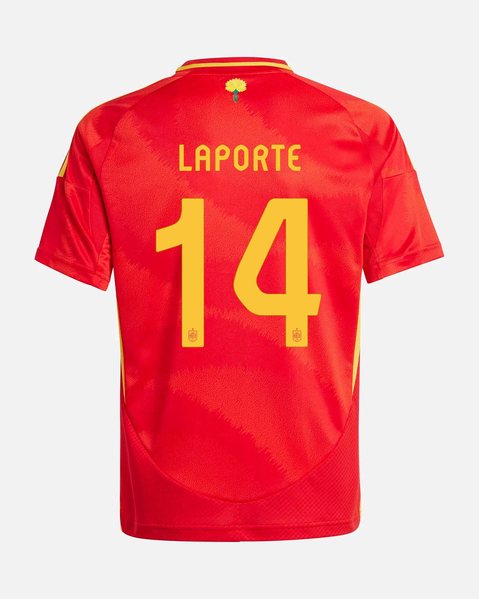 Camiseta 1ª España EURO 2024  Laporte - Fútbol Factory