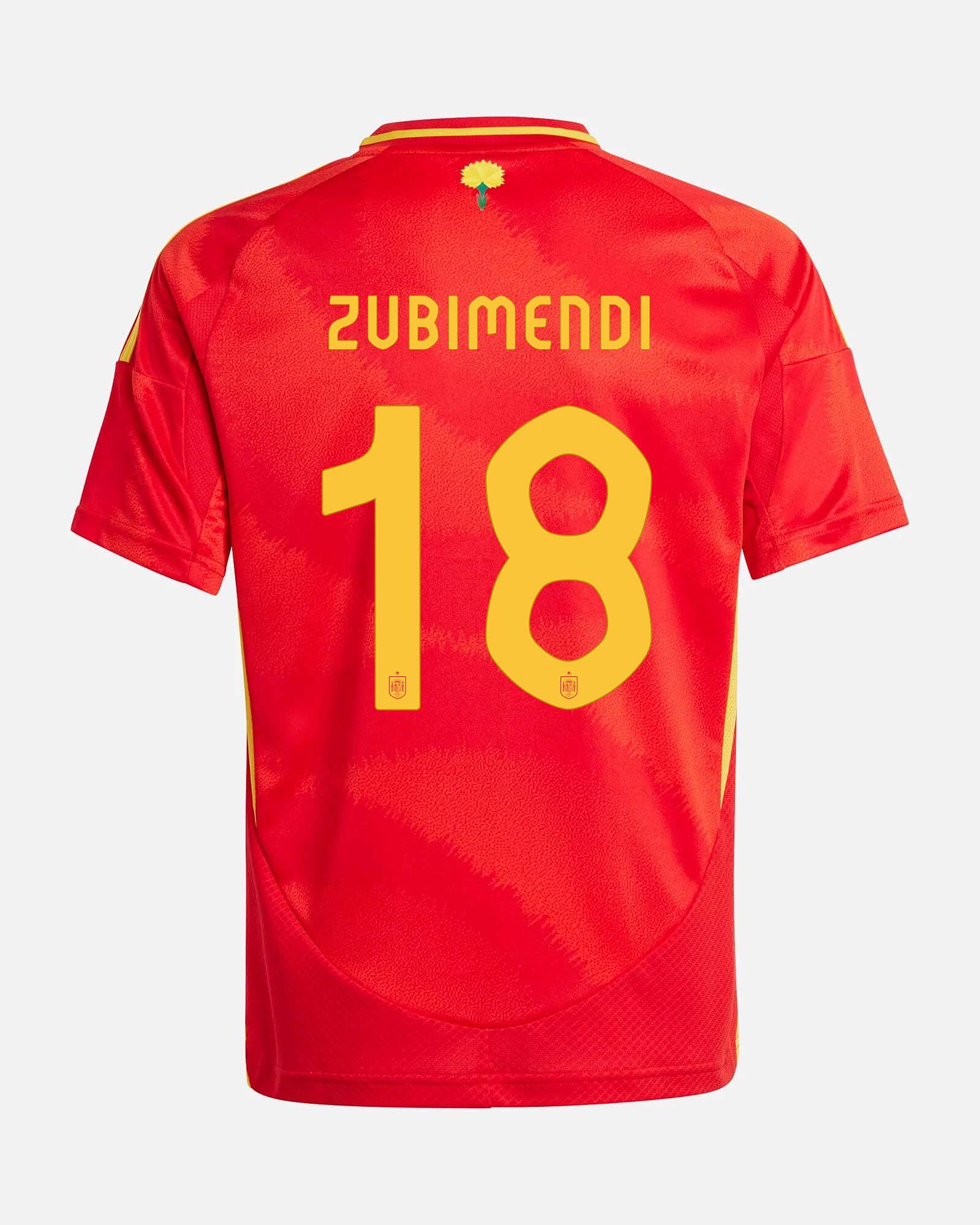 Camiseta 1ª España EURO 2024  Zubimendi - Fútbol Factory