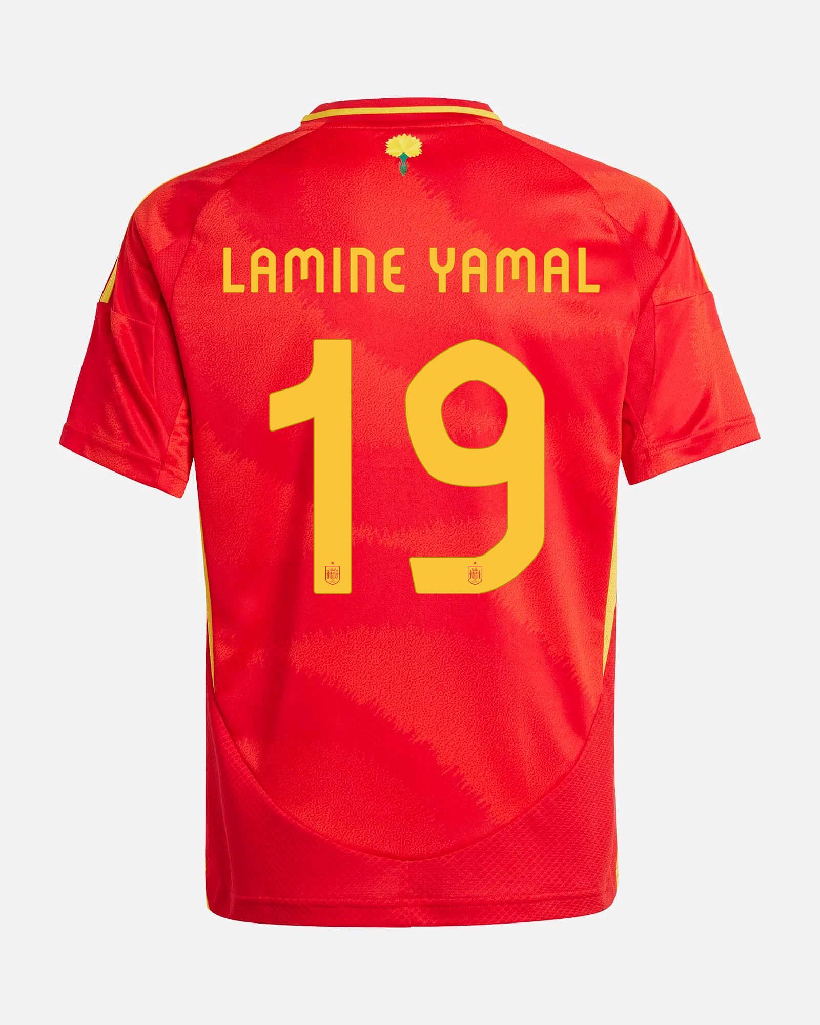 Camiseta 1ª España EURO 2024  Lamine Yamal - Fútbol Factory