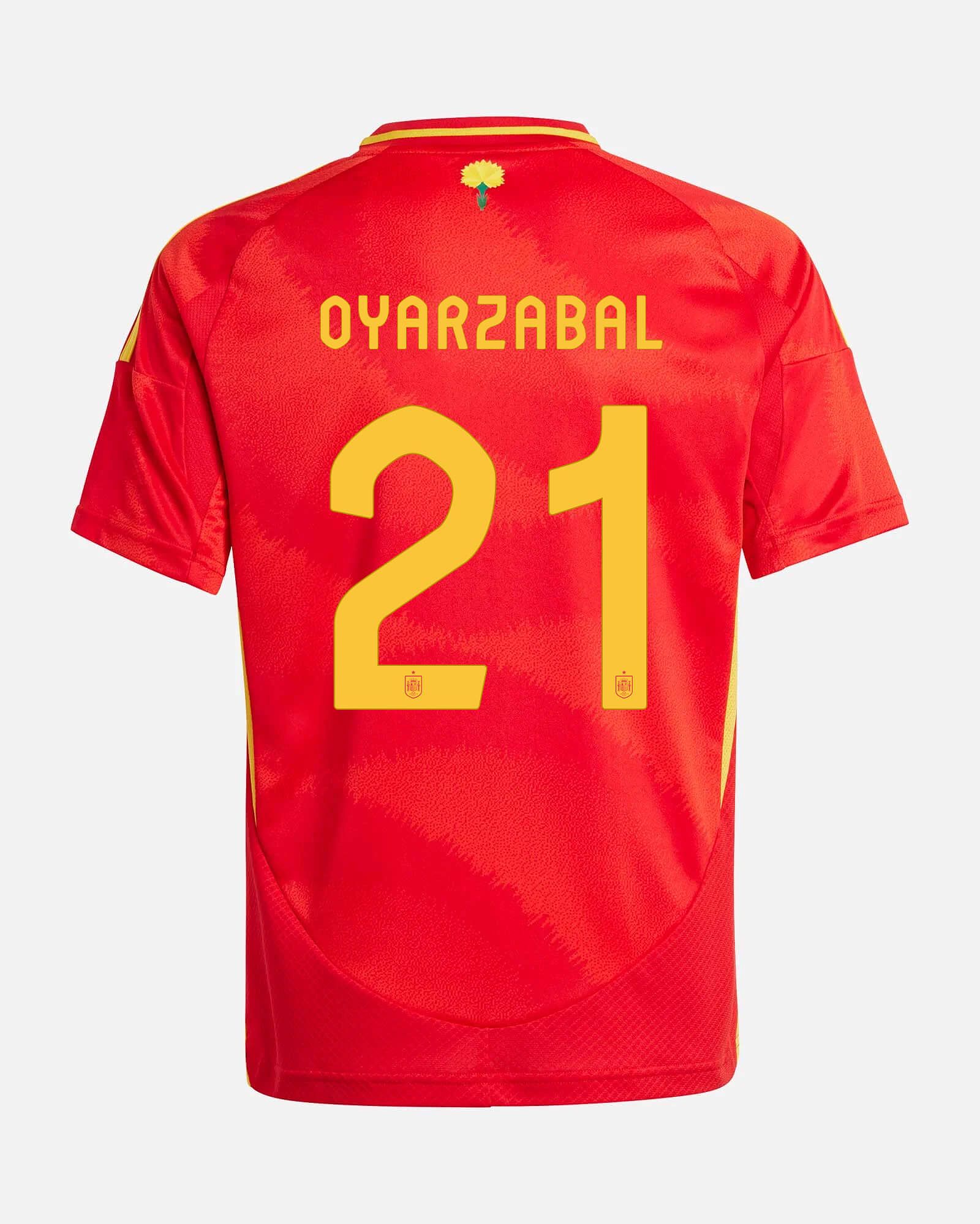 Camiseta 1ª España EURO 2024  Oyarzabal - Fútbol Factory