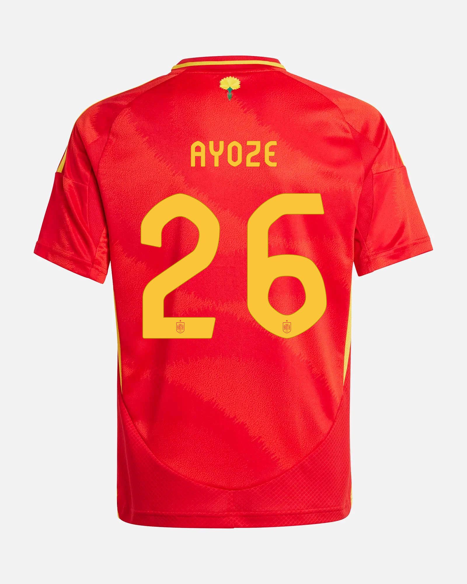 Camiseta 1ª España EURO 2024  Ayoze - Fútbol Factory