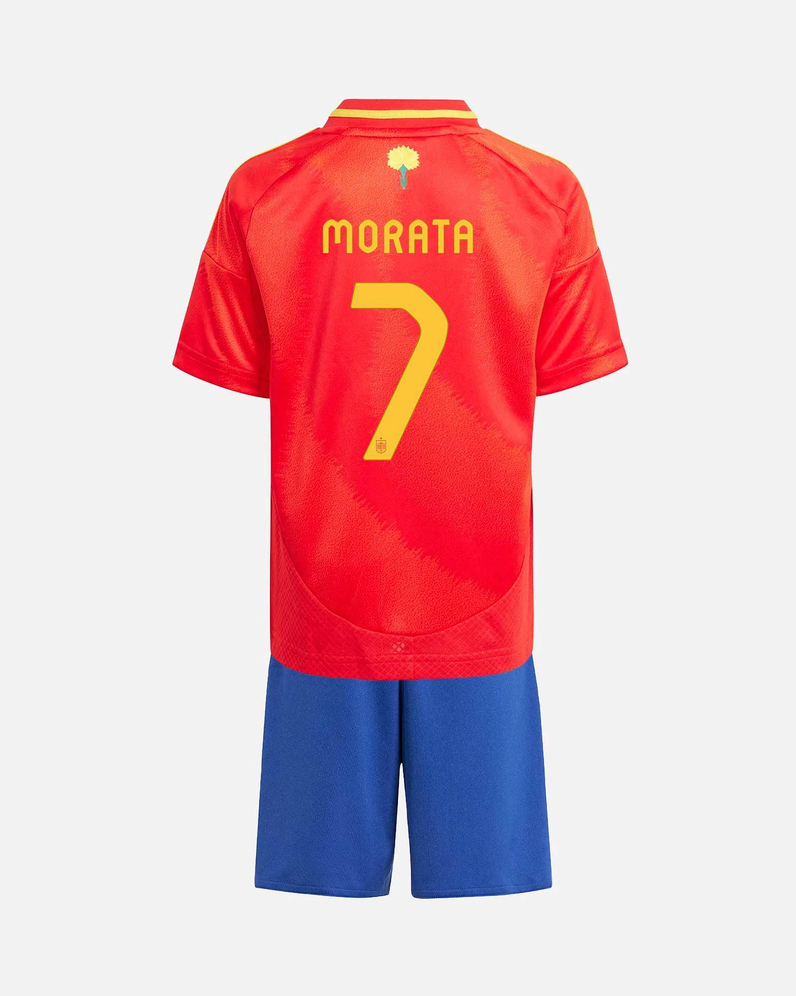 Conjunto 1ª España EURO 2024 Morata - Fútbol Factory