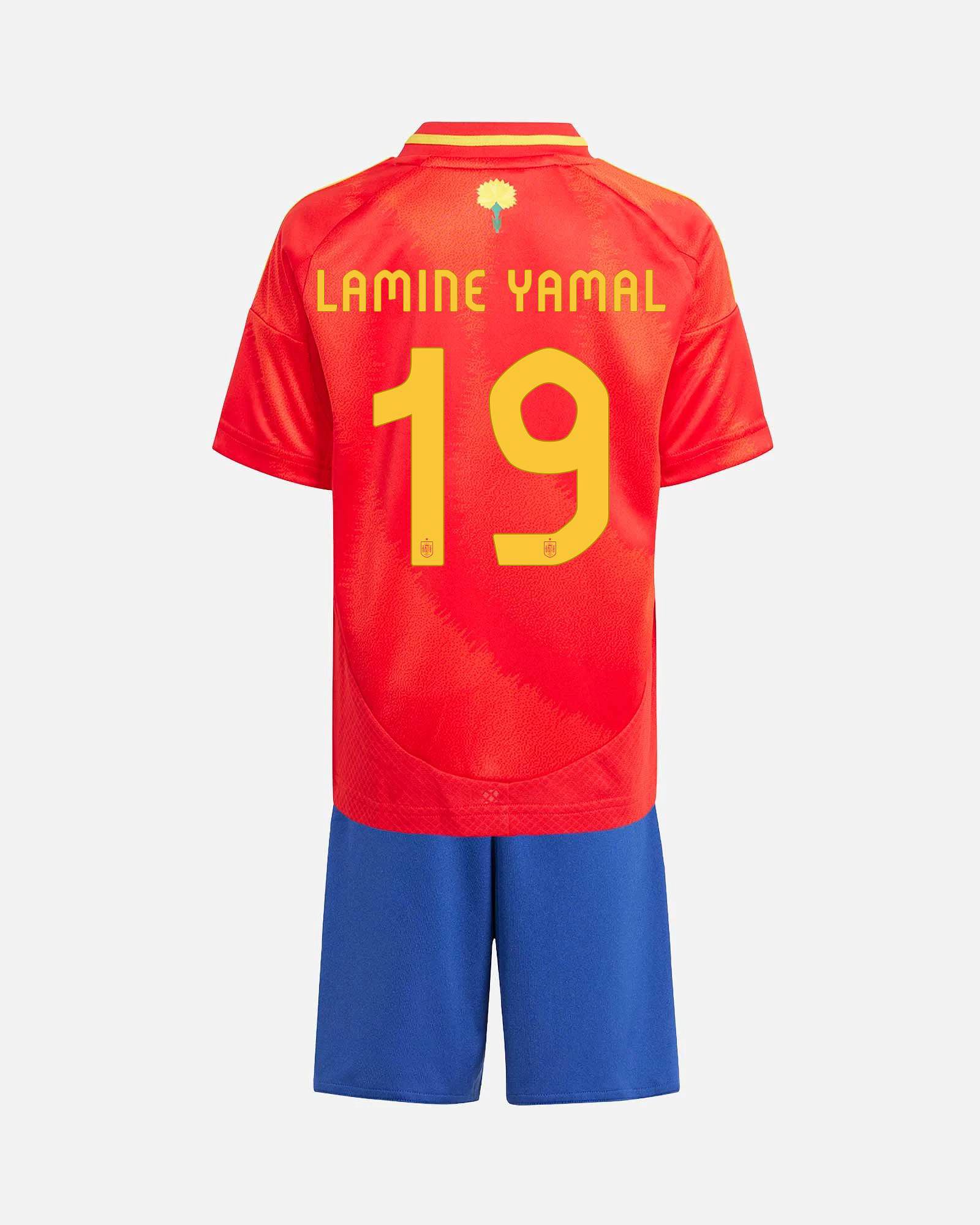 Conjunto 1ª España EURO 2024 Lamine Yamal - Fútbol Factory