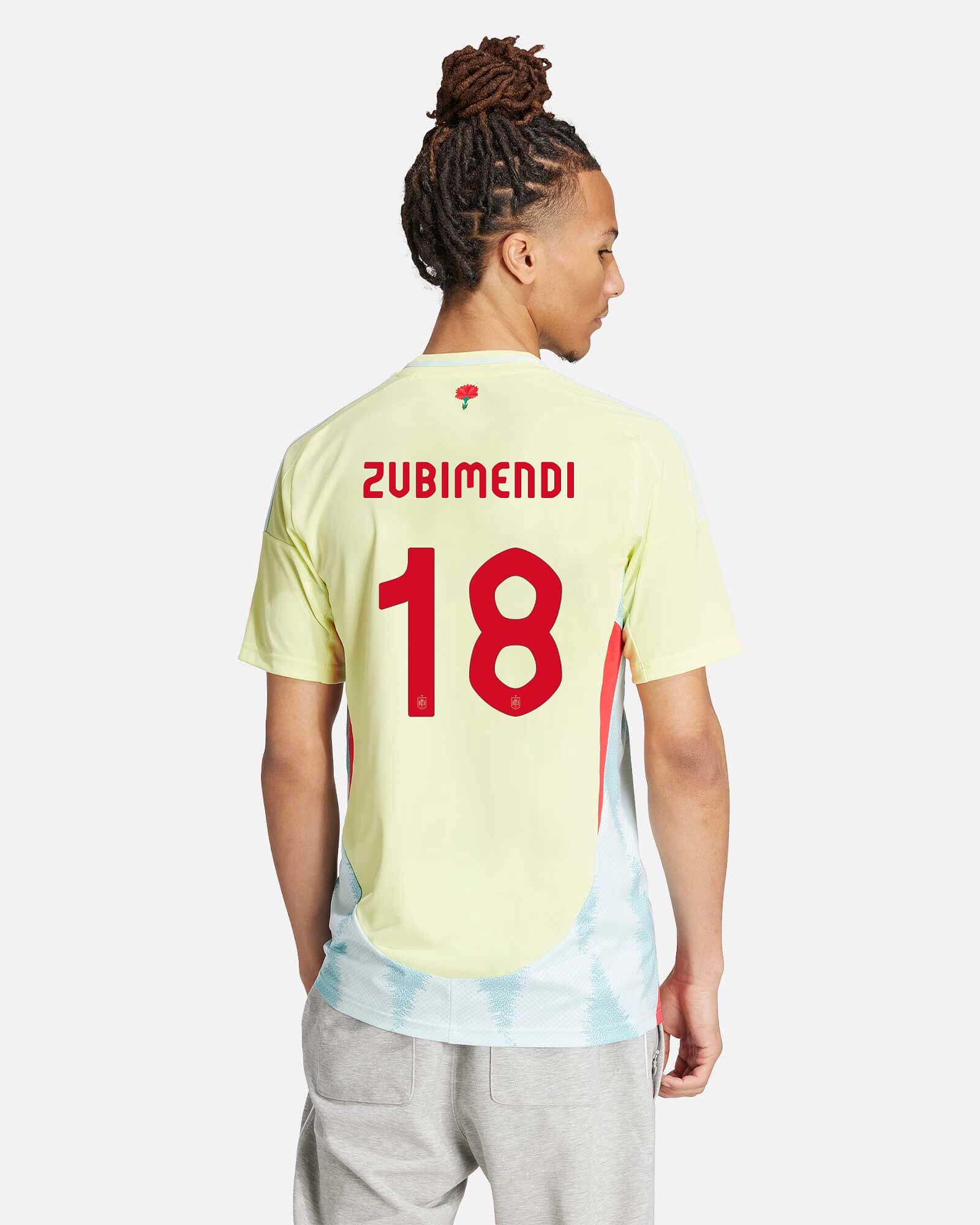 Camiseta 2ª España EURO 2024 Zubimendi - Fútbol Factory