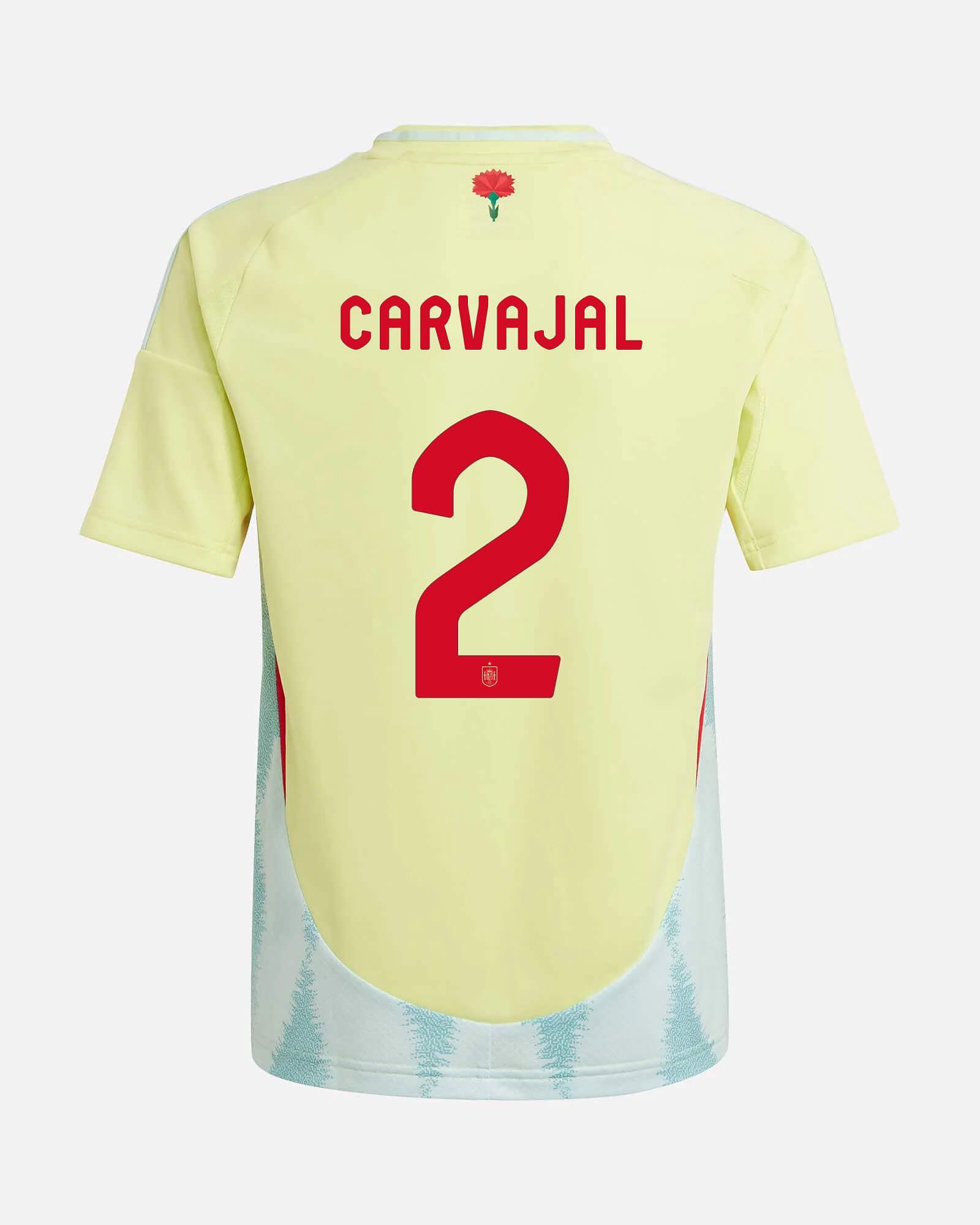 Camiseta 2ª España EURO 2024 Carvajal - Fútbol Factory