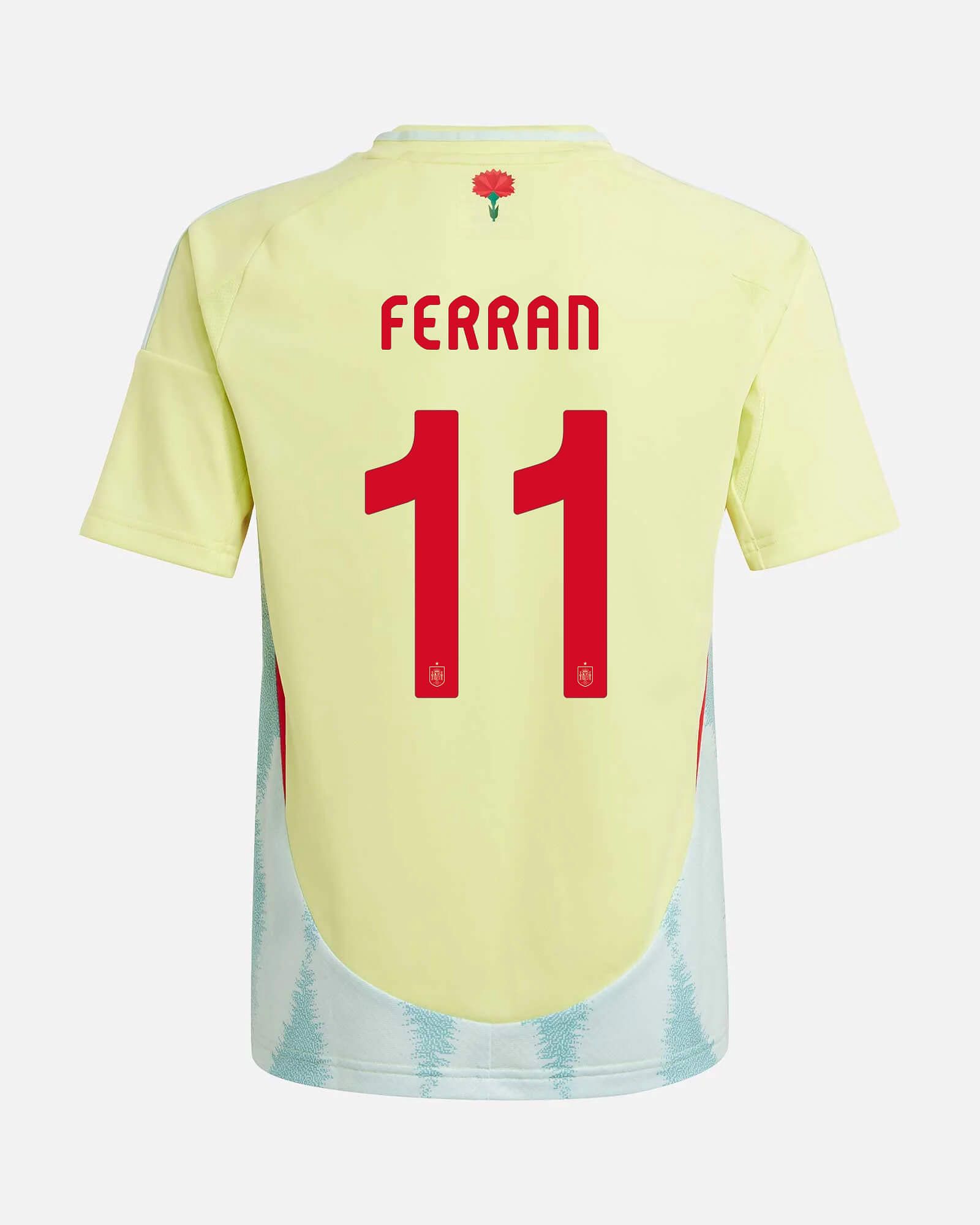 Camiseta 2ª España EURO 2024 Ferran - Fútbol Factory