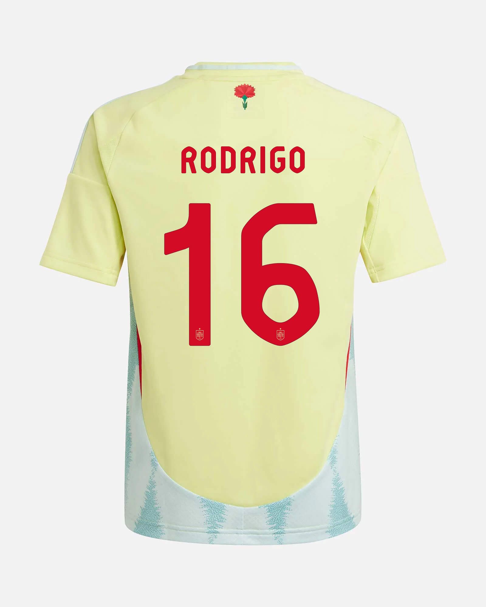 Camiseta 2ª España EURO 2024 Rodrigo - Fútbol Factory