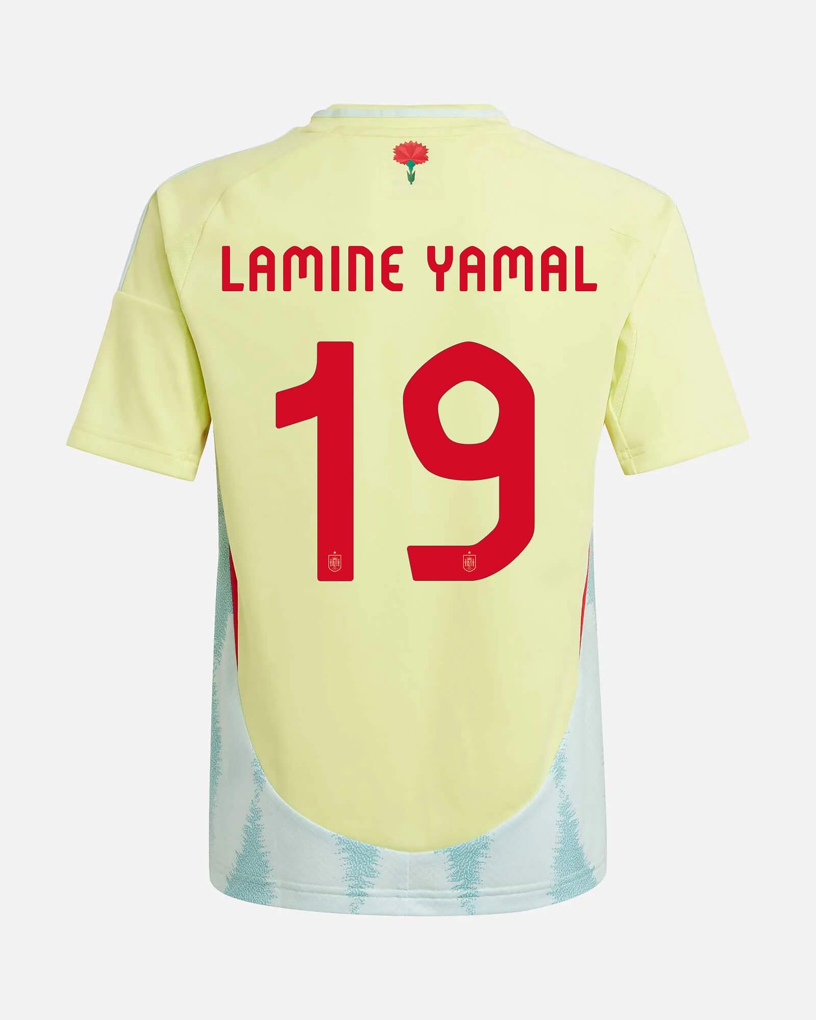 Camiseta 2ª España EURO 2024 Lamine Yamal - Fútbol Factory