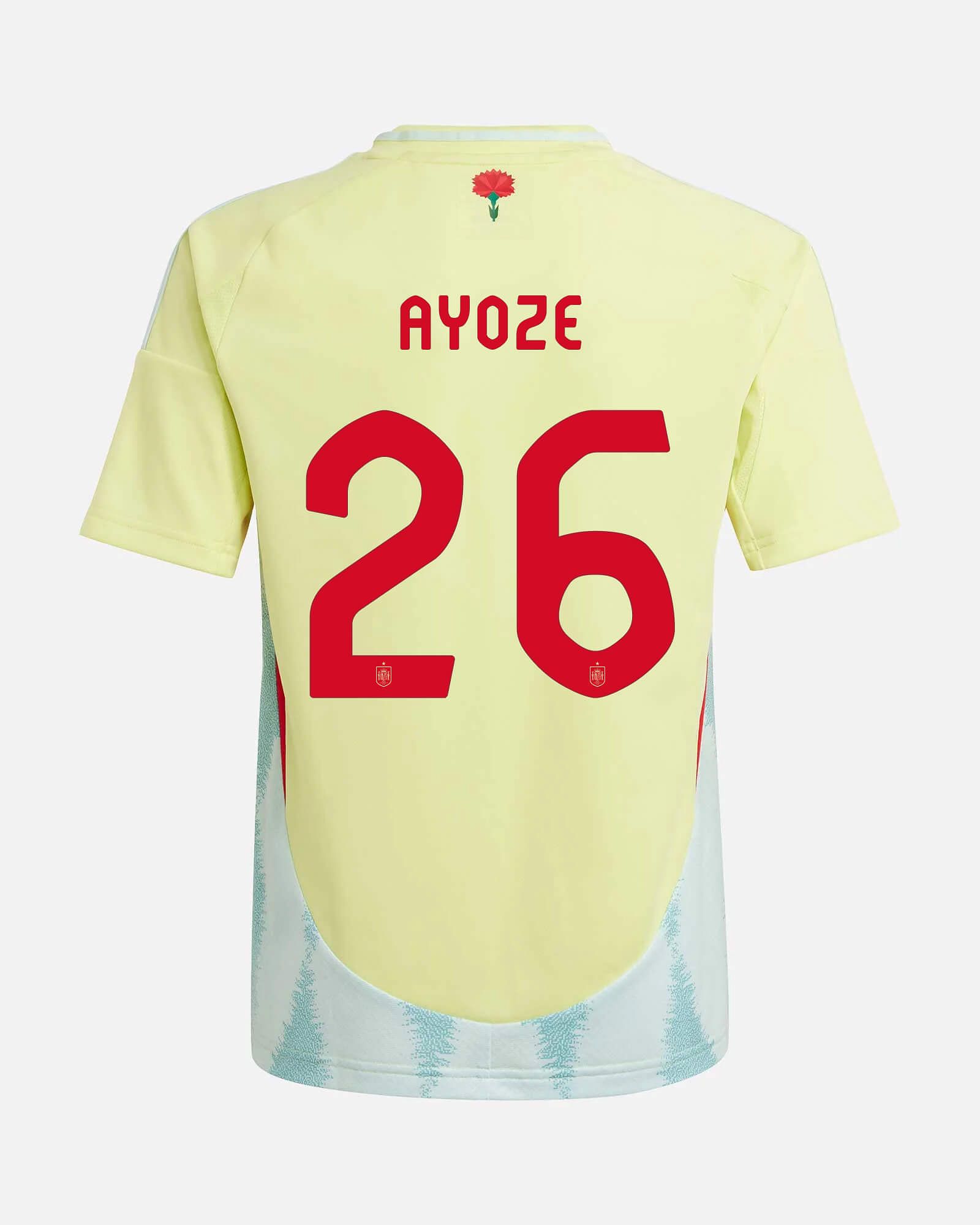 Camiseta 2ª España EURO 2024 Ayoze - Fútbol Factory