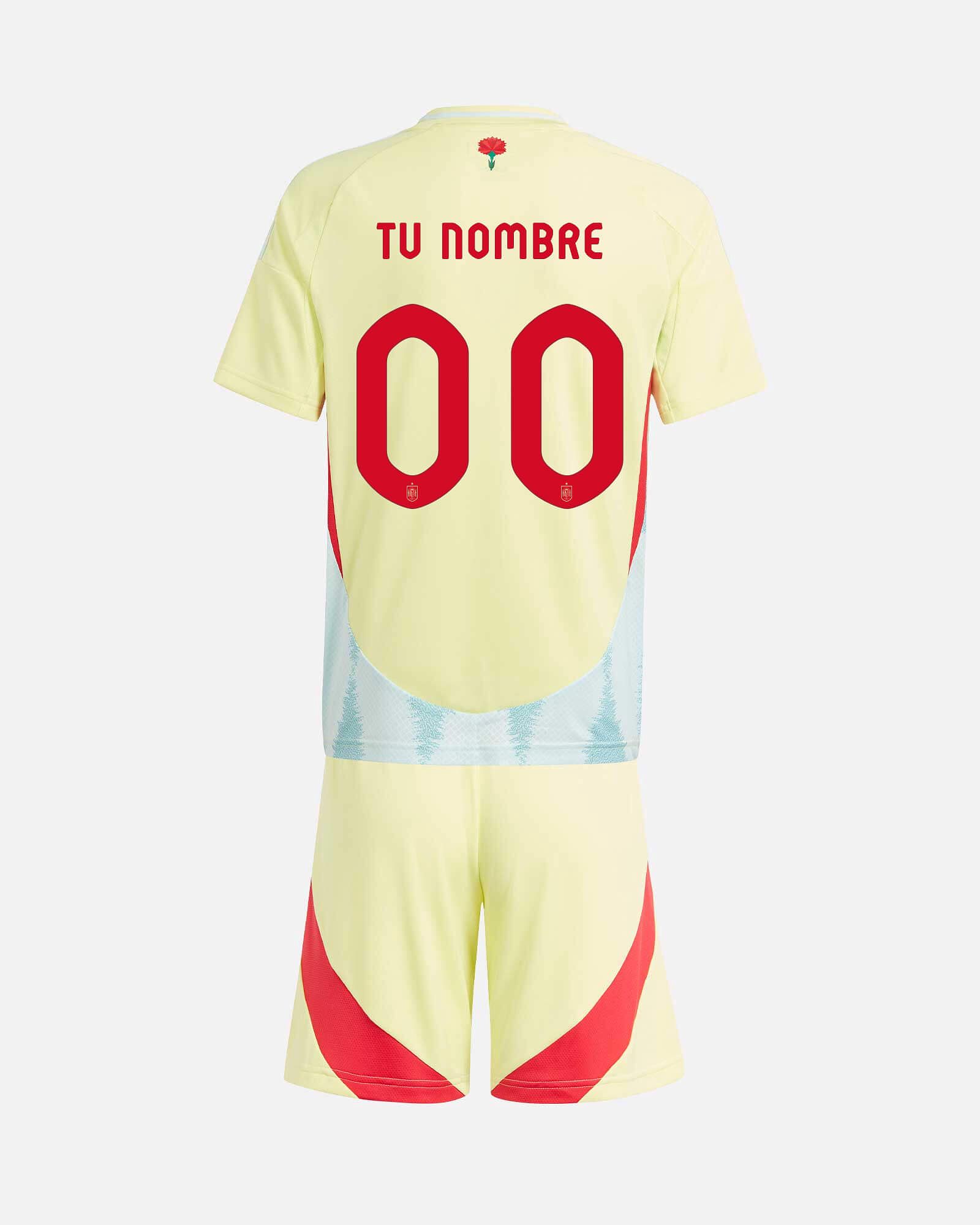 Conjunto 2ª España EURO 2024 Personalizado - Fútbol Factory