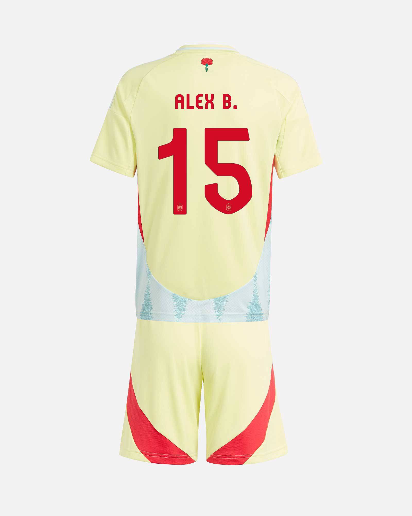 Conjunto 2ª España EURO 2024 Alex B. - Fútbol Factory