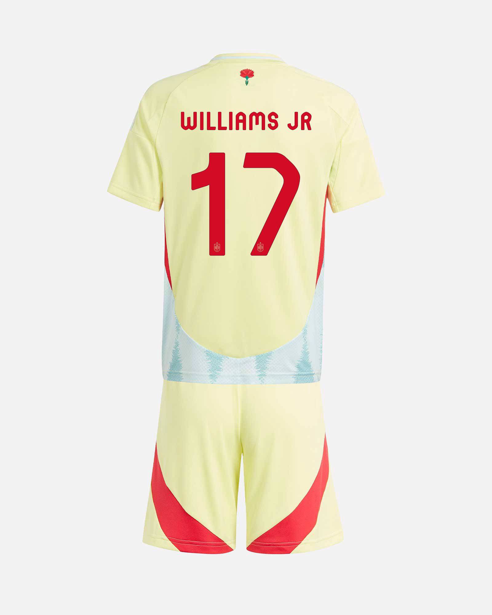 Conjunto 2ª España EURO 2024 Williams Jr - Fútbol Factory