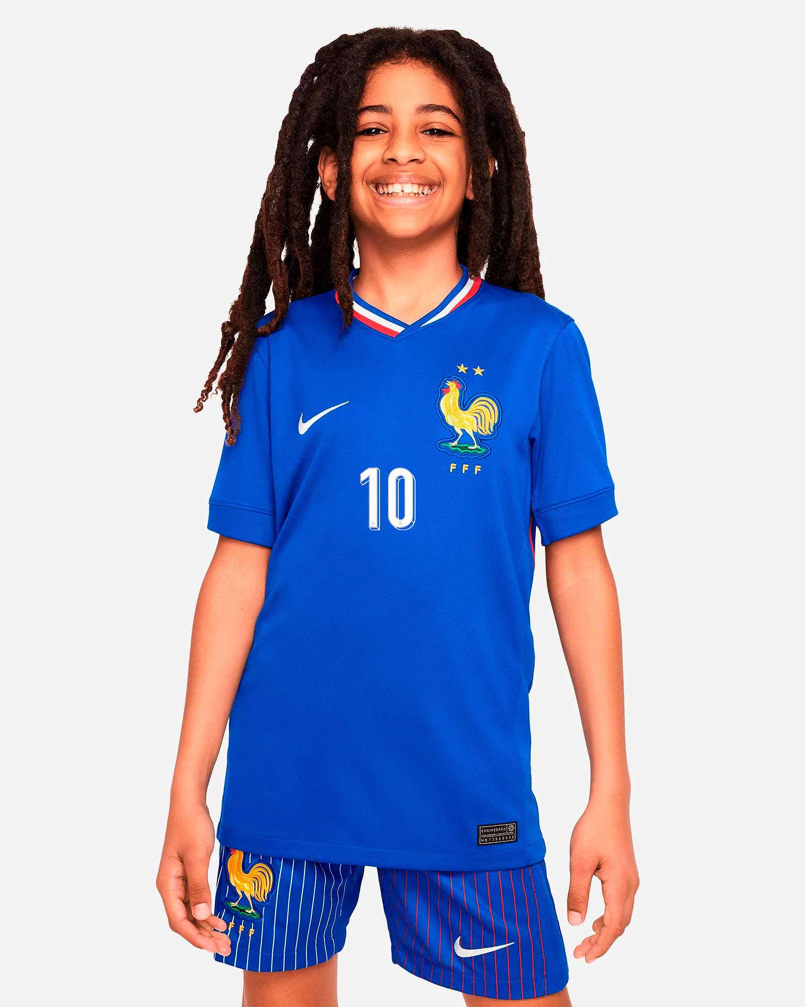 Camiseta 1ª Francia EURO 2024 Mbappé - Fútbol Factory