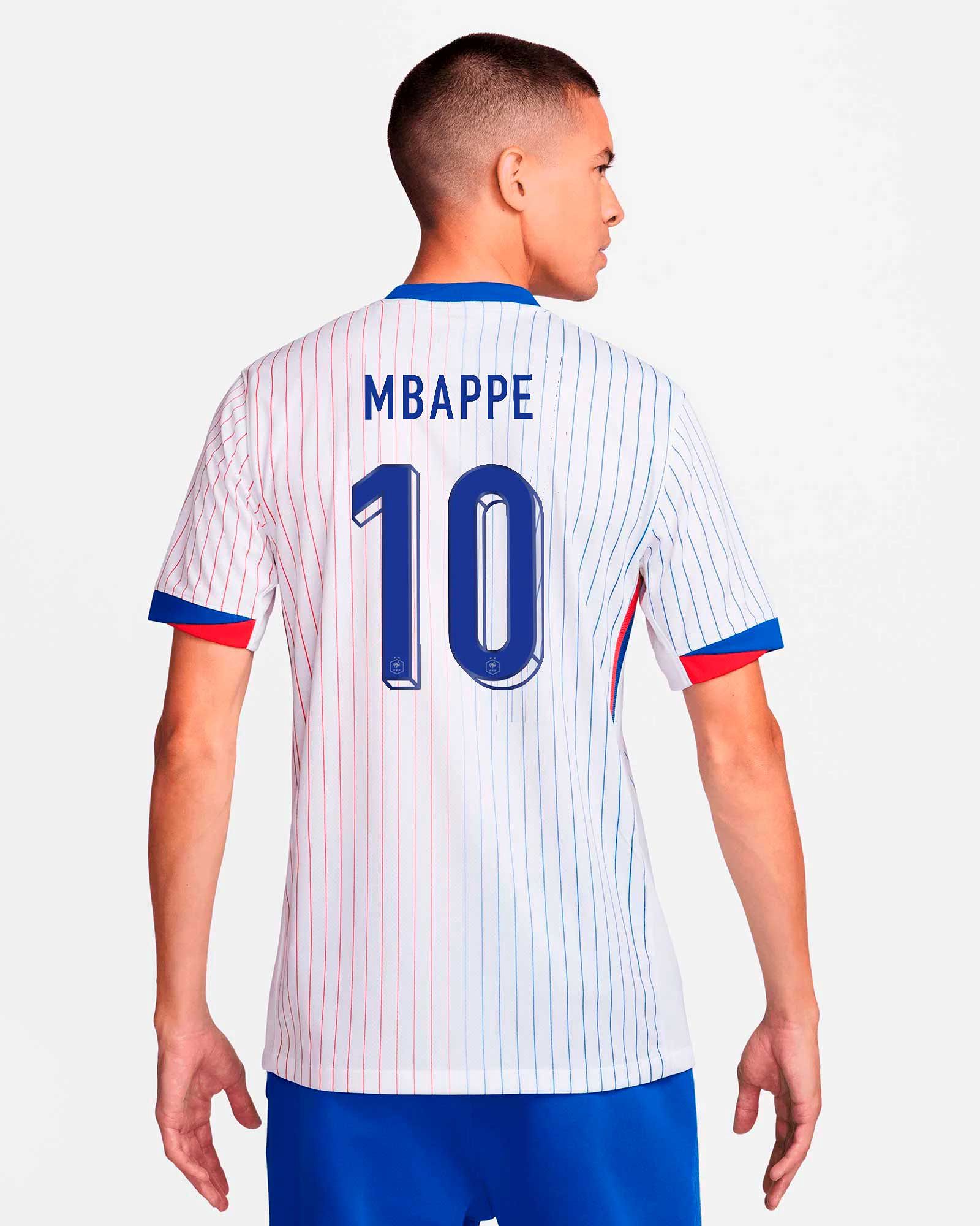 Camiseta 2ª Francia EURO 2024 Mbappé - Fútbol Factory