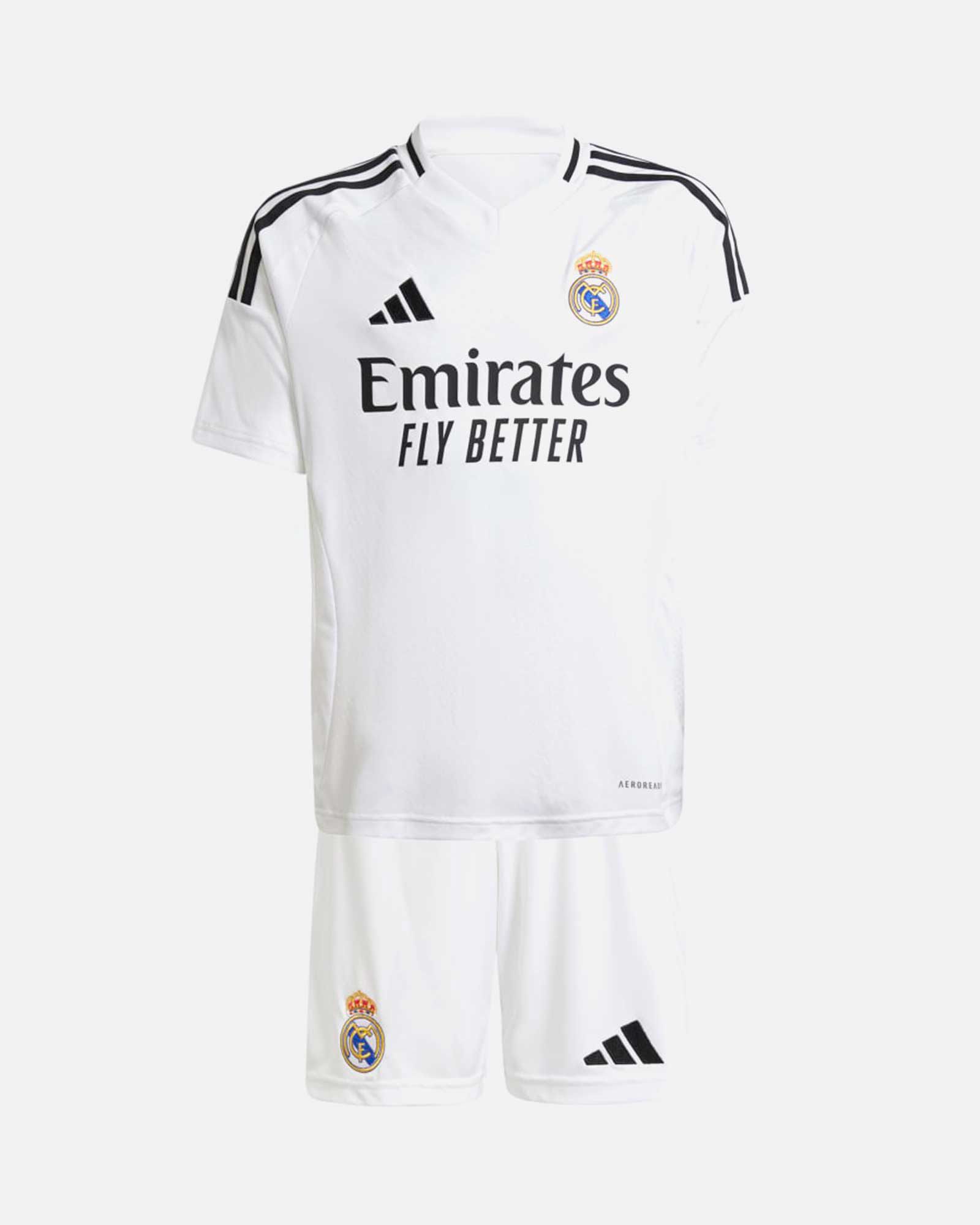 Conjunto 1ª Real Madrid 2024/2025 Personalizado - Fútbol Factory