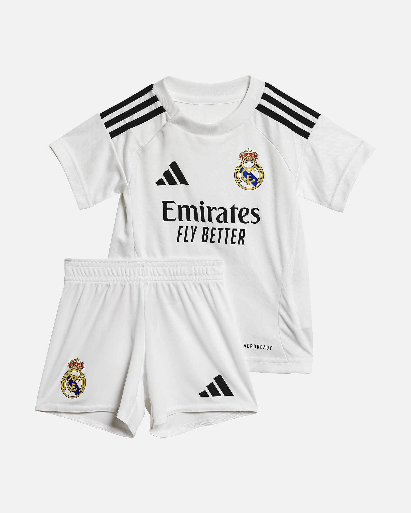 Conjunto 1ª Real Madrid 2024/2025 - Fútbol Factory