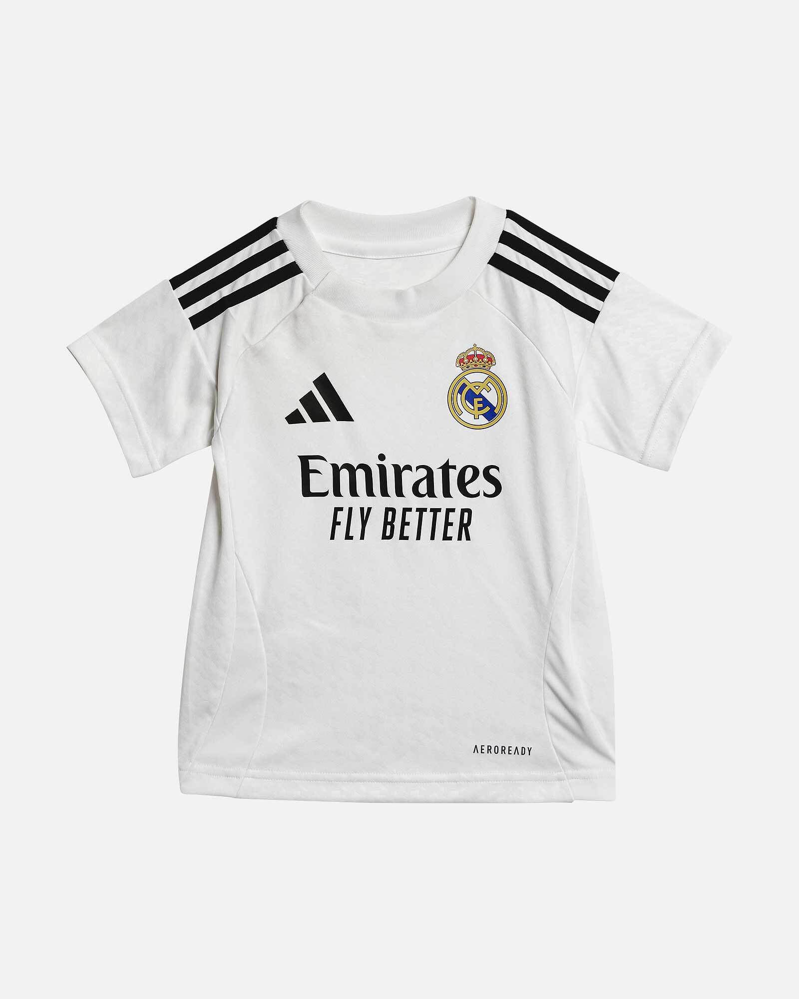 Conjunto 1ª Real Madrid 2024/2025 - Fútbol Factory