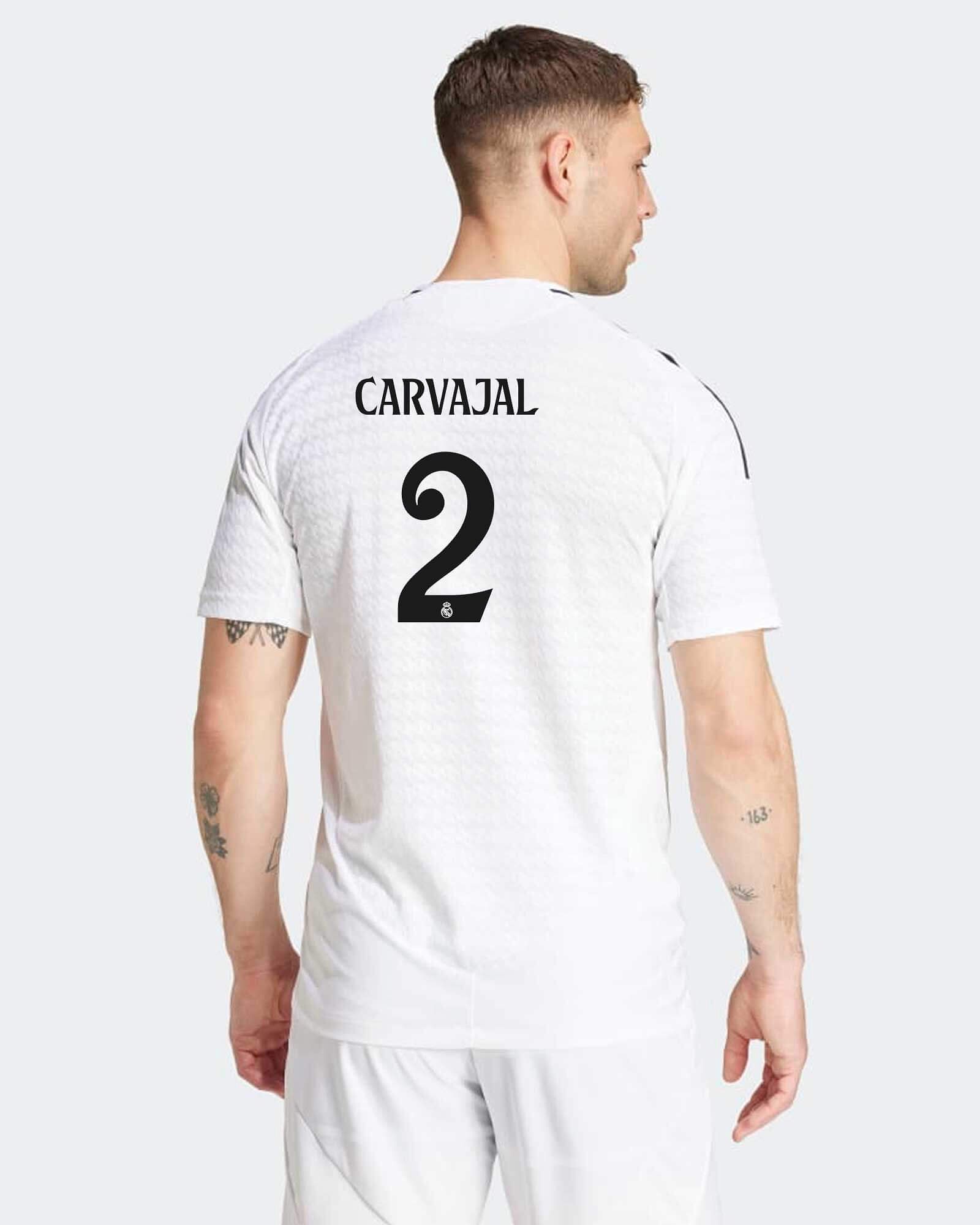 Camiseta 1ª Real Madrid 2024/2025 Authentic Carvajal - Fútbol Factory