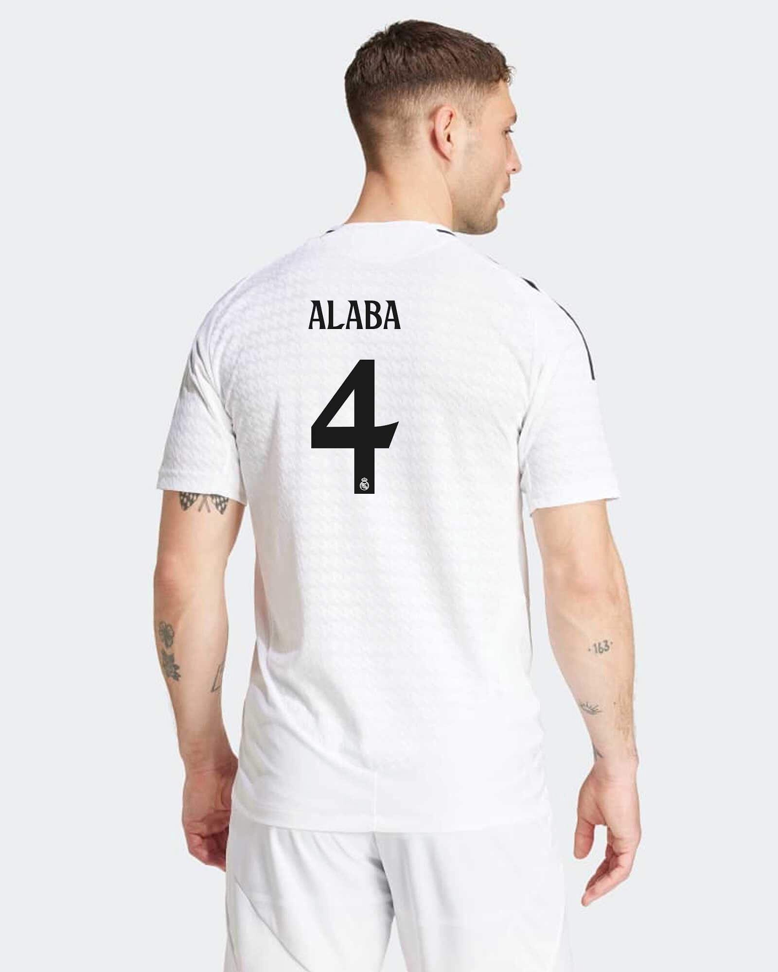 Camiseta 1ª Real Madrid 2024/2025 Authentic Alaba - Fútbol Factory