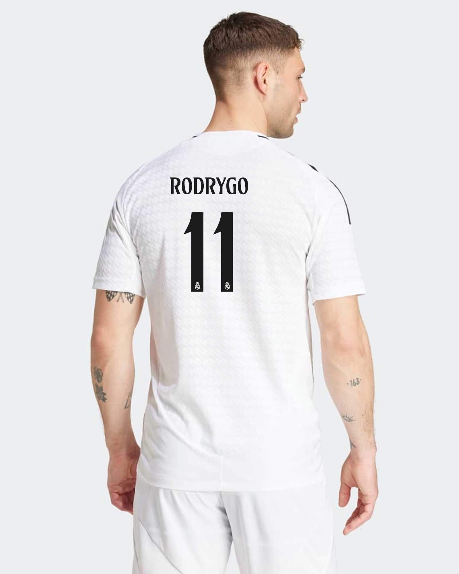 Camiseta 1ª Real Madrid 2024/2025 Authentic Rodrygo - Fútbol Factory