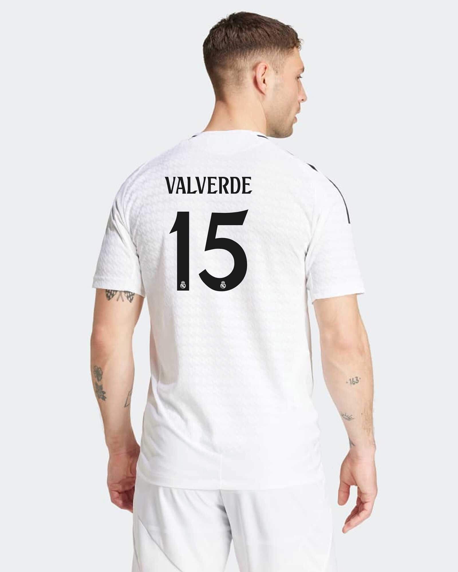 Camiseta 1ª Real Madrid 2024/2025 Authentic Valverde - Fútbol Factory