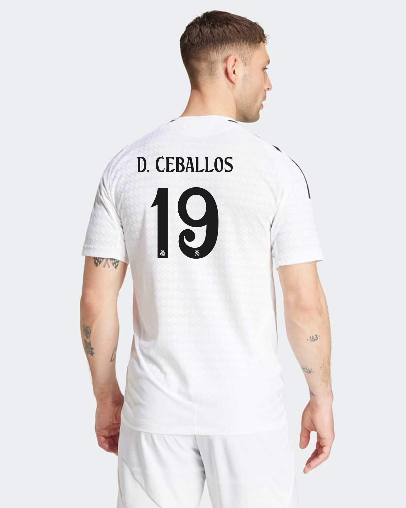 Camiseta 1ª Real Madrid 2024/2025 Authentic D. Ceballos - Fútbol Factory