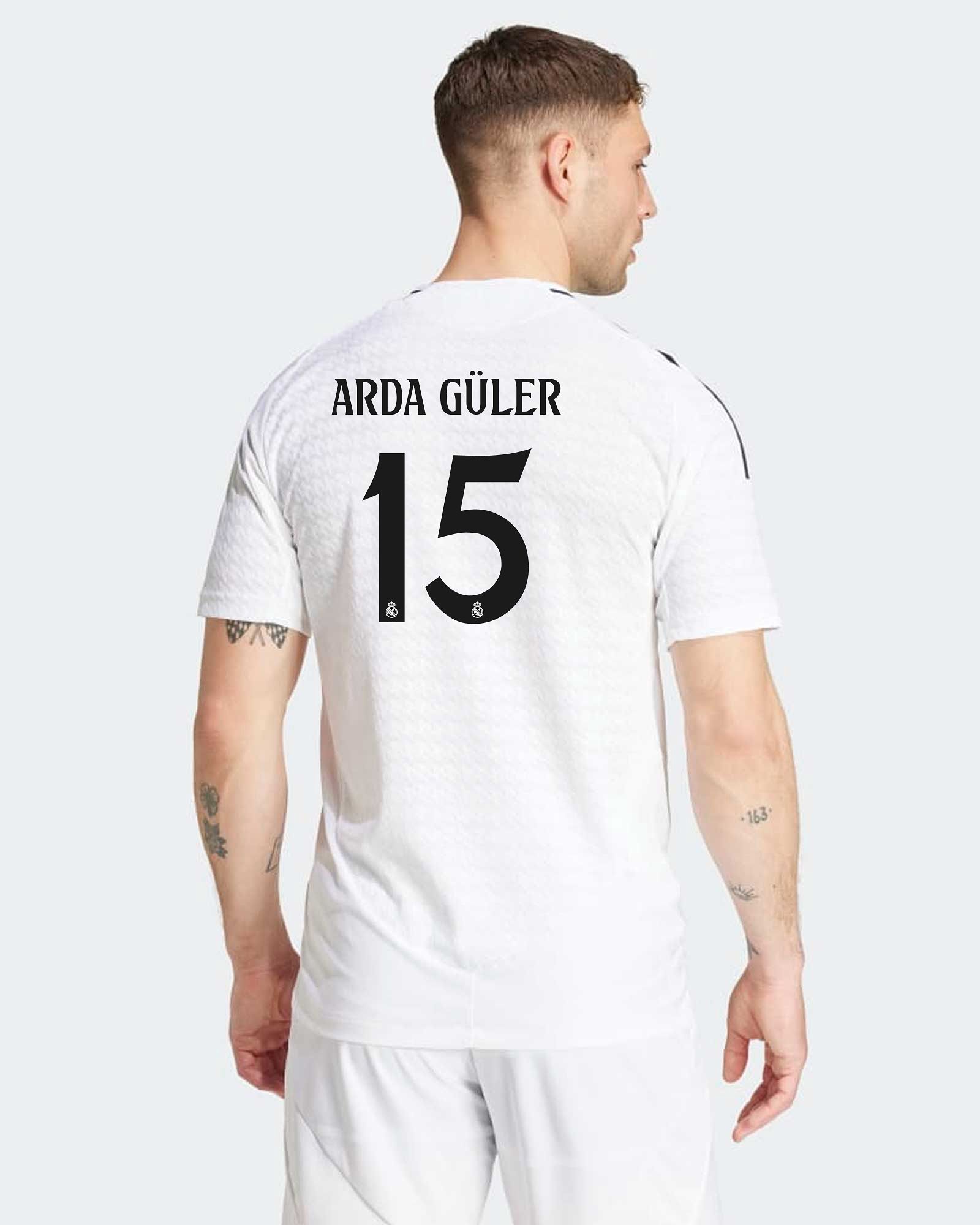 Camiseta 1ª Real Madrid 2024/2025 Authentic Arda Güler - Fútbol Factory