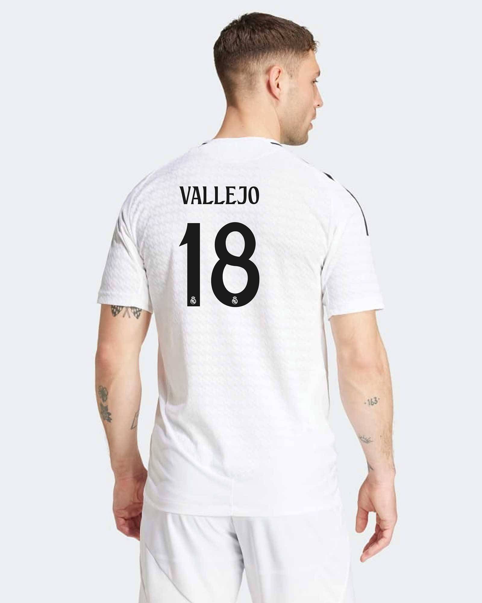 Camiseta 1ª Real Madrid 2024/2025 Authentic Vallejo - Fútbol Factory