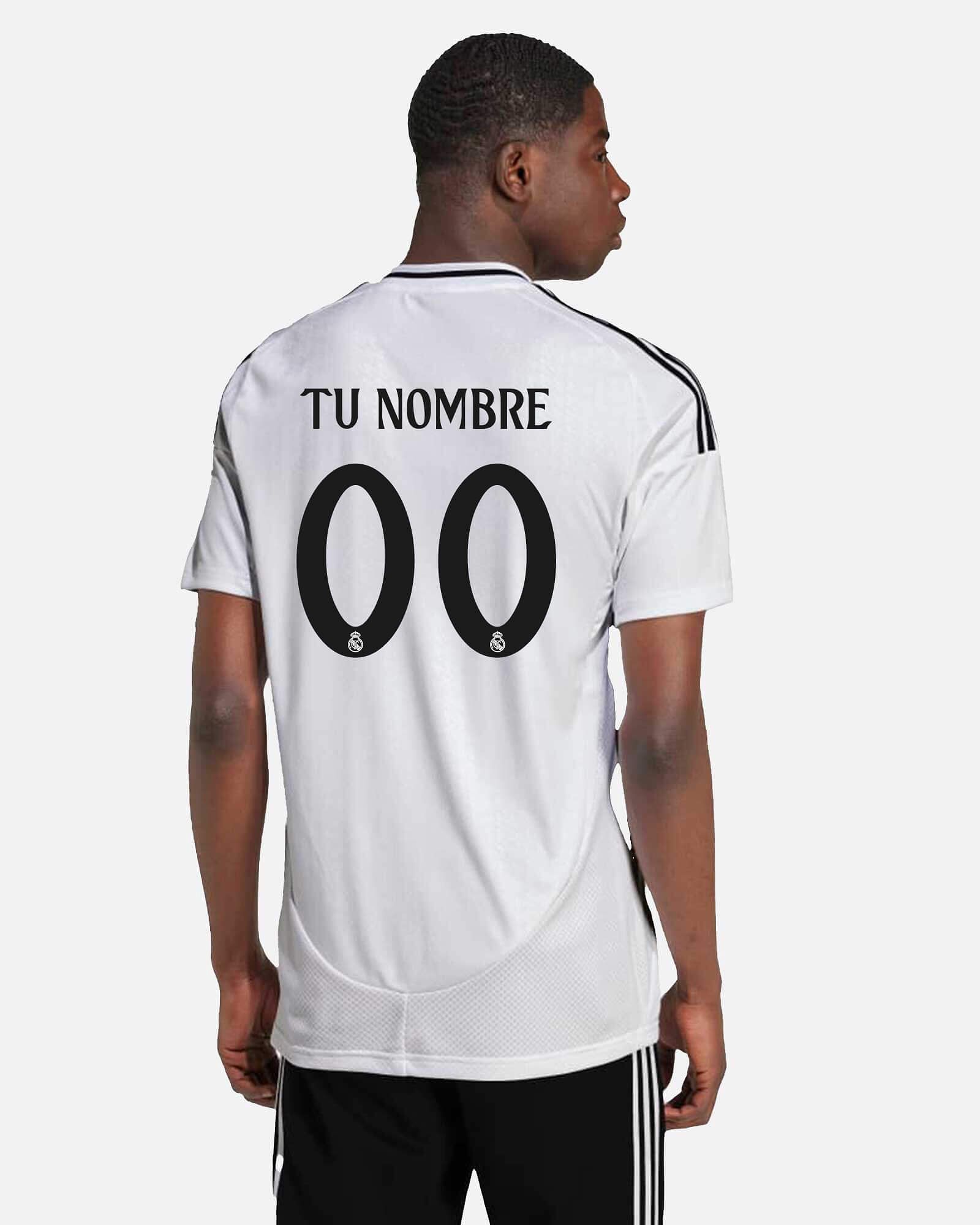 Camiseta 1 Real Madrid 2024 2025 Personalizado para Hombre