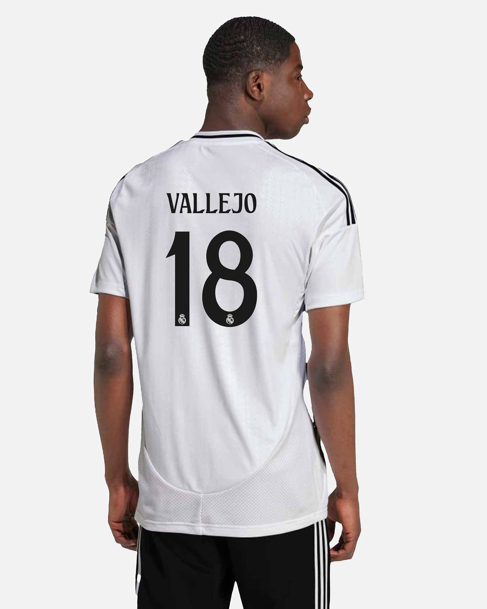 Camiseta 1ª Real Madrid 2024/2025 Vallejo - Fútbol Factory