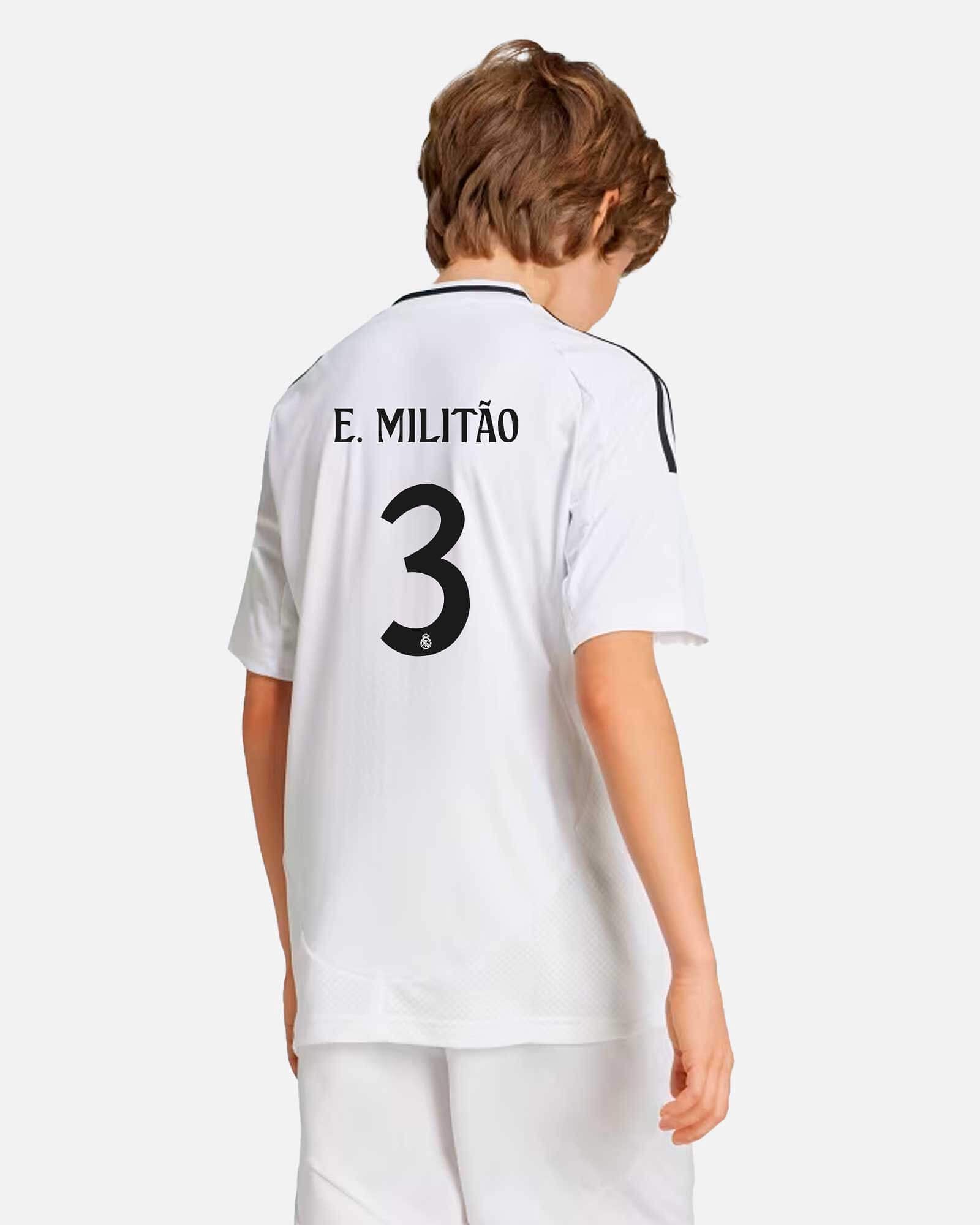 Camiseta 1ª Real Madrid 2024/2025 E. Militão - Fútbol Factory