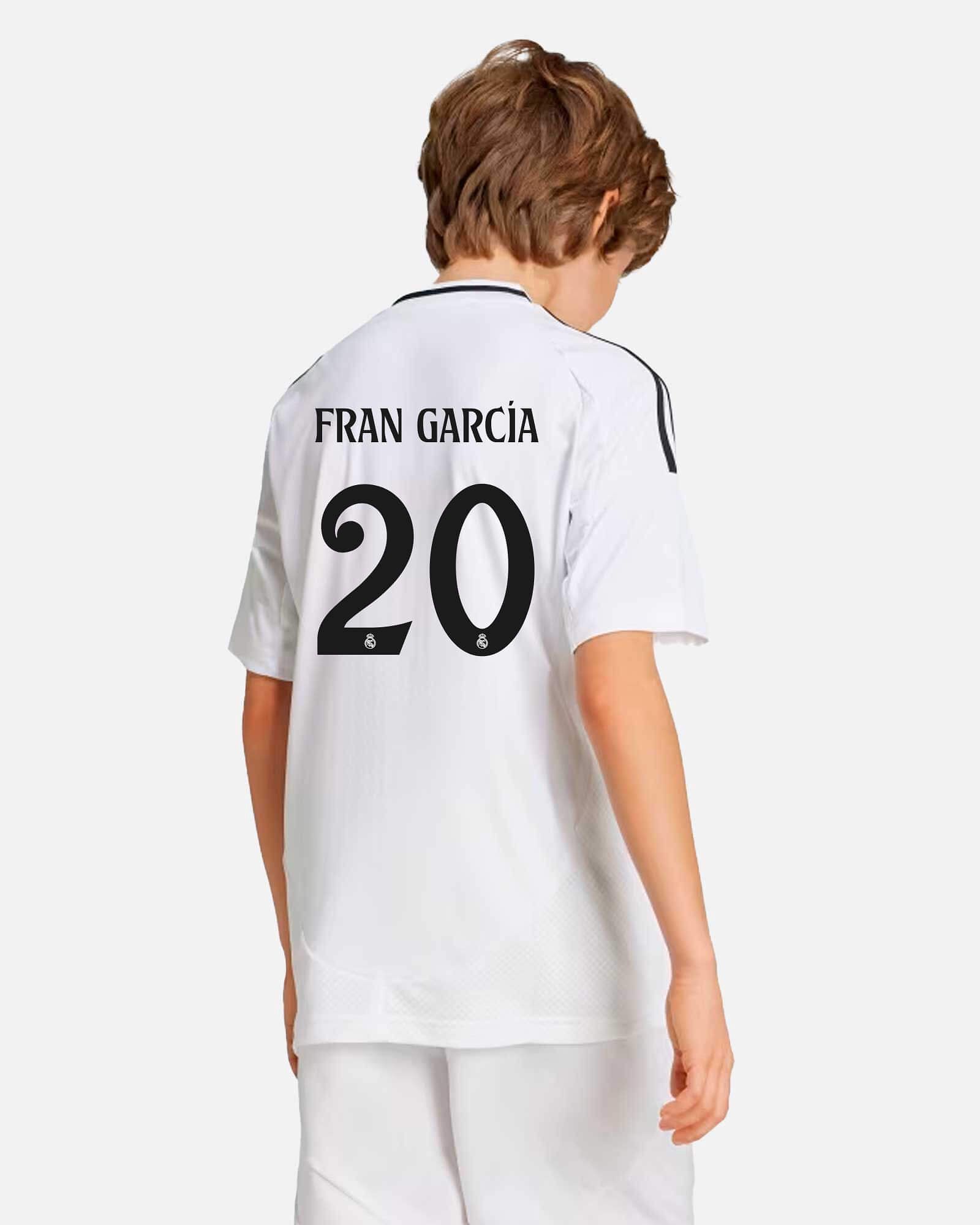 Camiseta 1ª Real Madrid 2024/2025 Fran García - Fútbol Factory