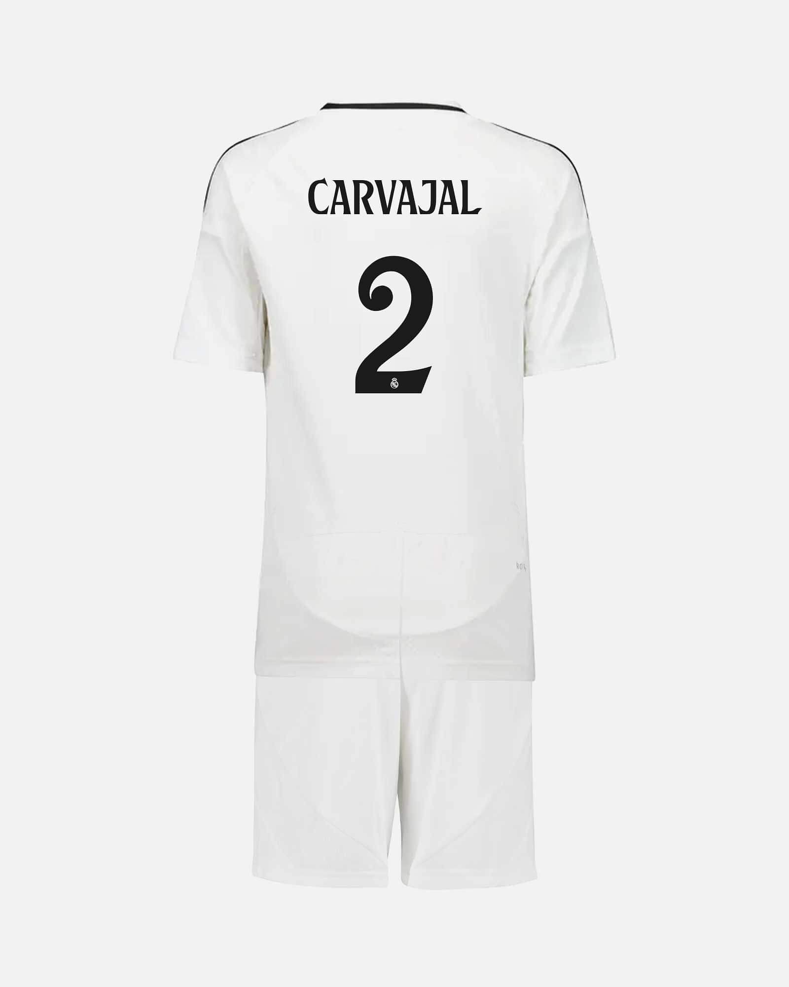 Conjunto 1ª Real Madrid 2024/2025 Carvajal - Fútbol Factory