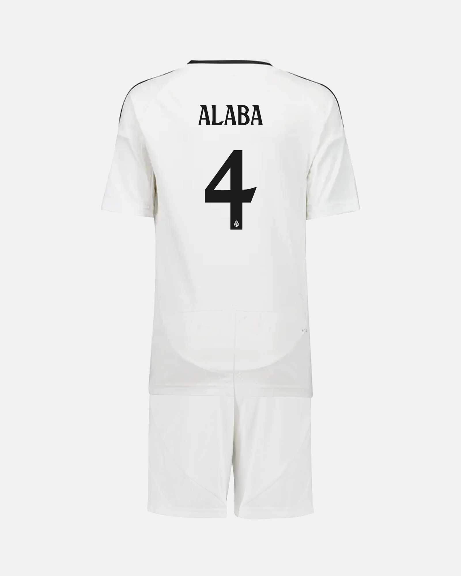 Conjunto 1ª Real Madrid 2024/2025 Alaba - Fútbol Factory