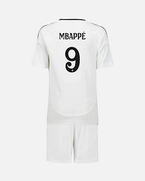 Conjunto 1ª Real Madrid 2024/2025 Mbappé