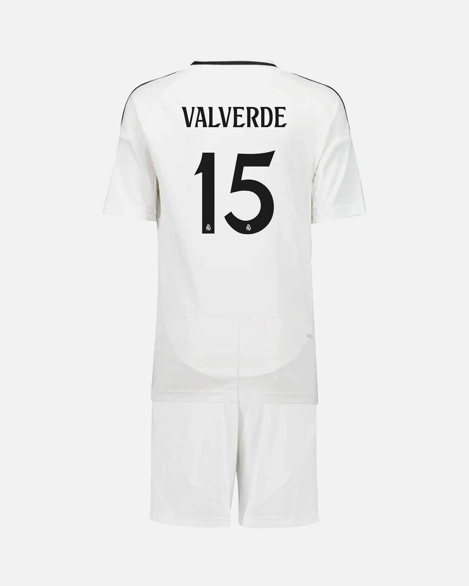 Conjunto 1ª Real Madrid 2024/2025 Valverde - Fútbol Factory