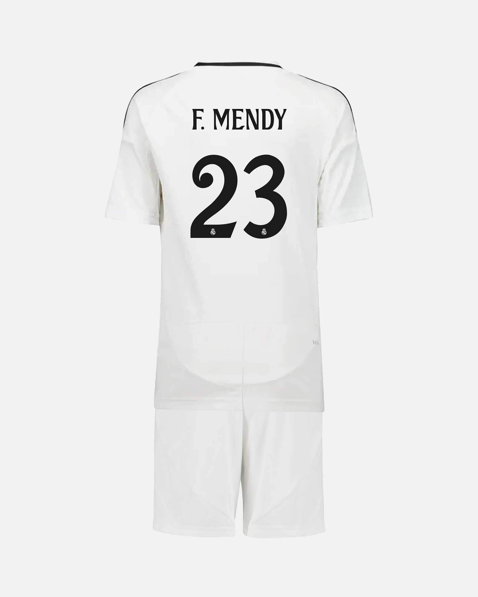 Conjunto 1ª Real Madrid 2024/2025 F. Mendy - Fútbol Factory