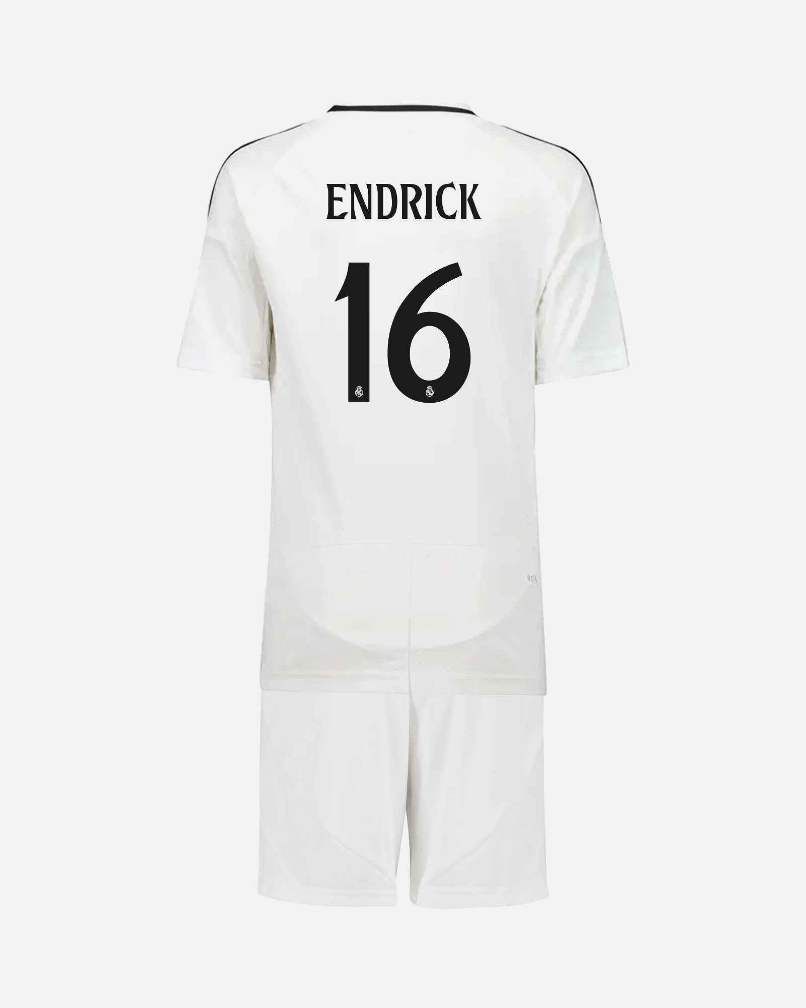 Conjunto 1ª Real Madrid 2024/2025 Endrick - Fútbol Factory