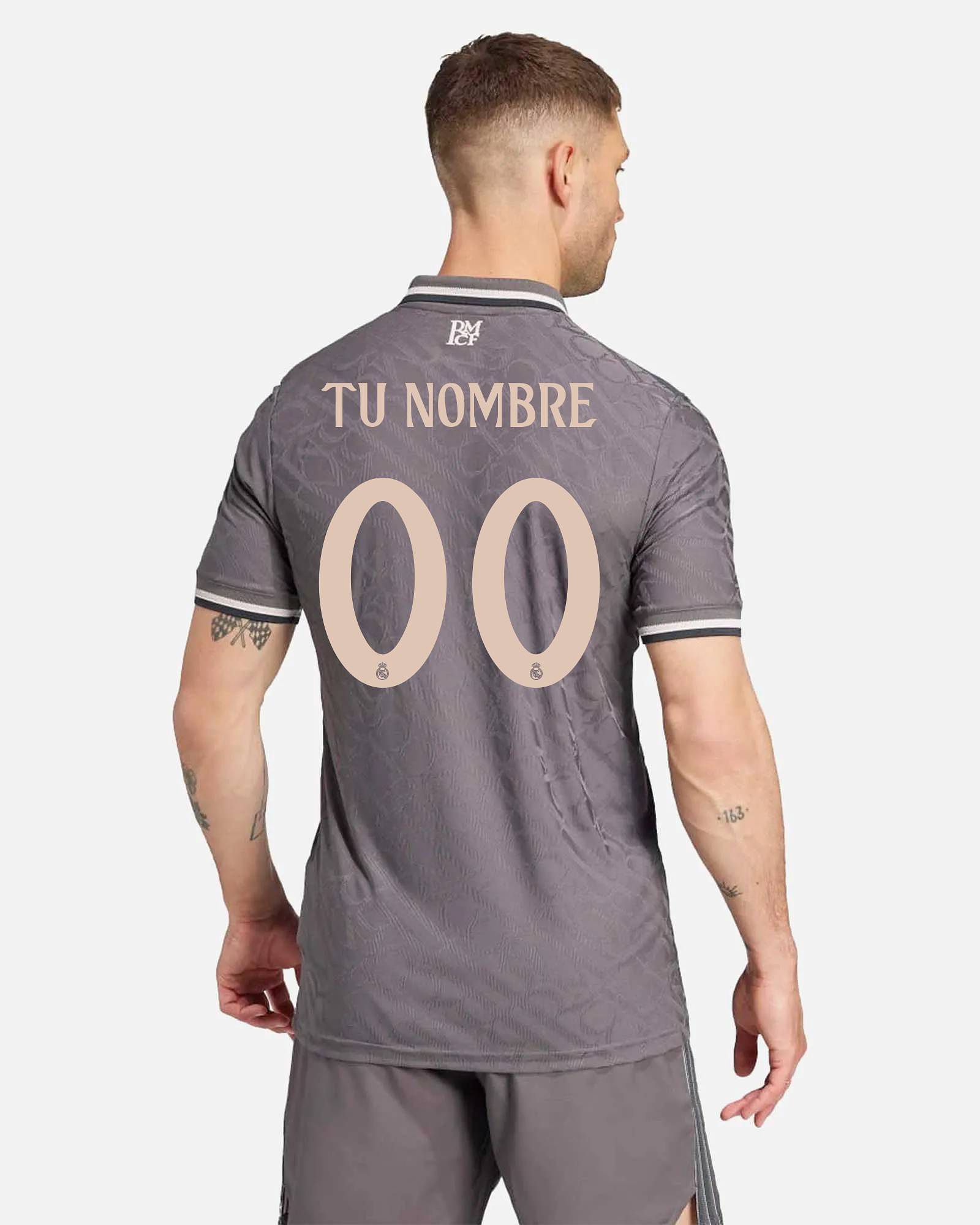 Camiseta 3ª Real Madrid 2024/2025 Authentic Personalizado - Fútbol Factory