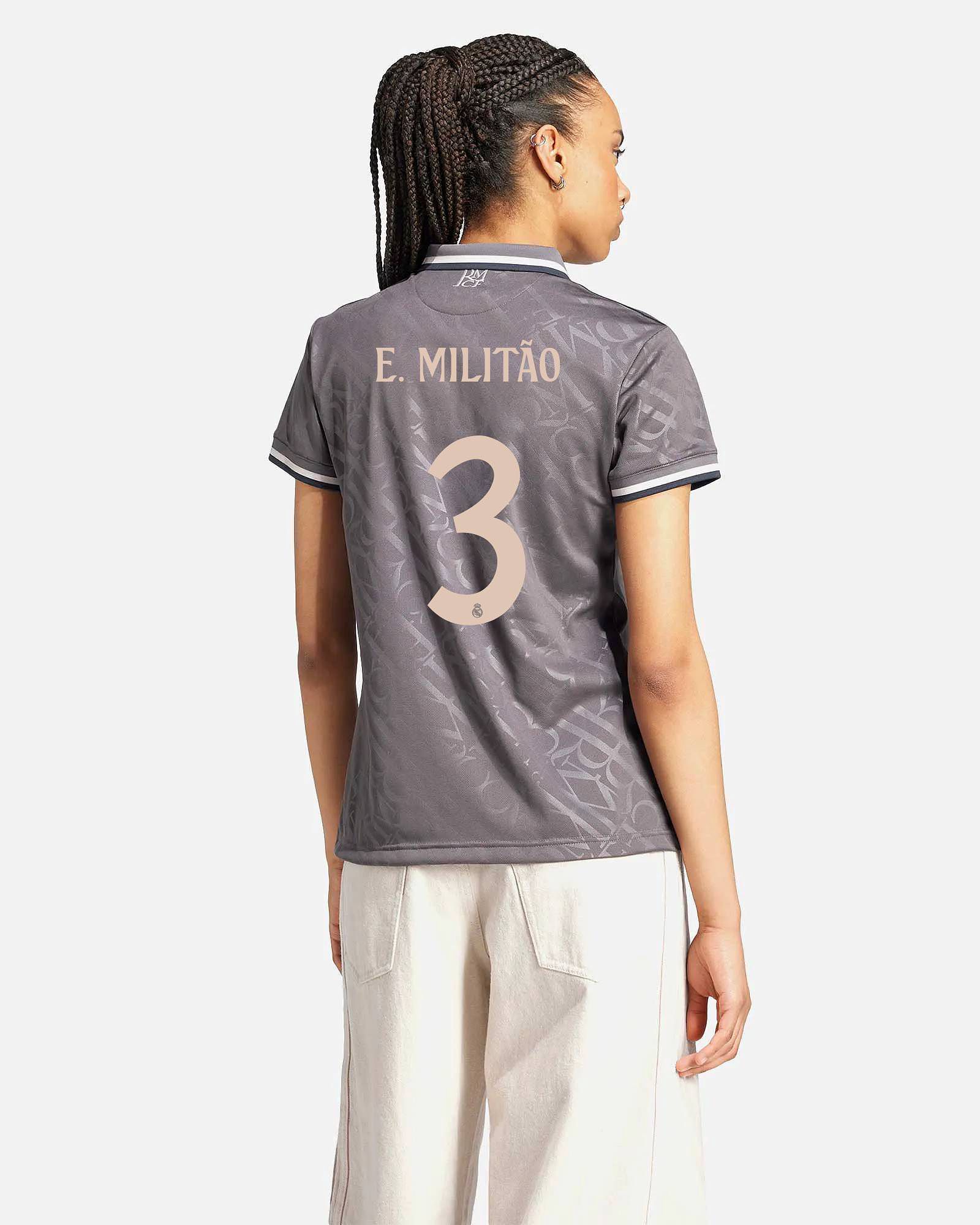 Camiseta 3ª Real Madrid 2024/2025 E. Militão - Fútbol Factory