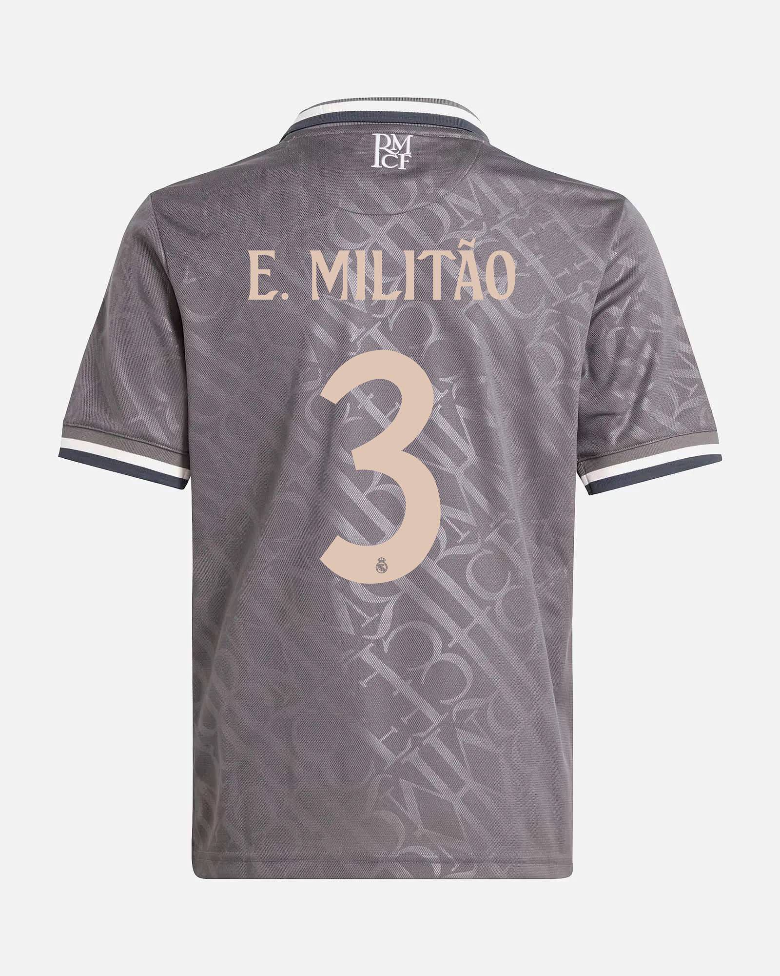 Camiseta 3ª Real Madrid 2024/2025 E. Militão - Fútbol Factory