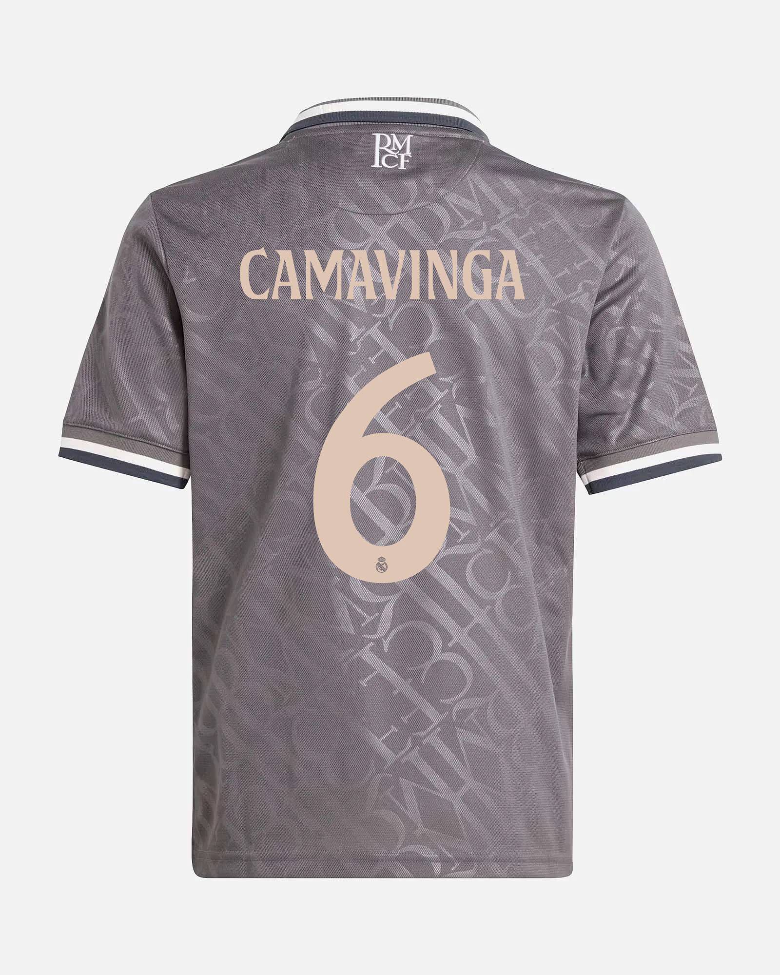 Camiseta 3ª Real Madrid 2024/2025 Camavinga - Fútbol Factory