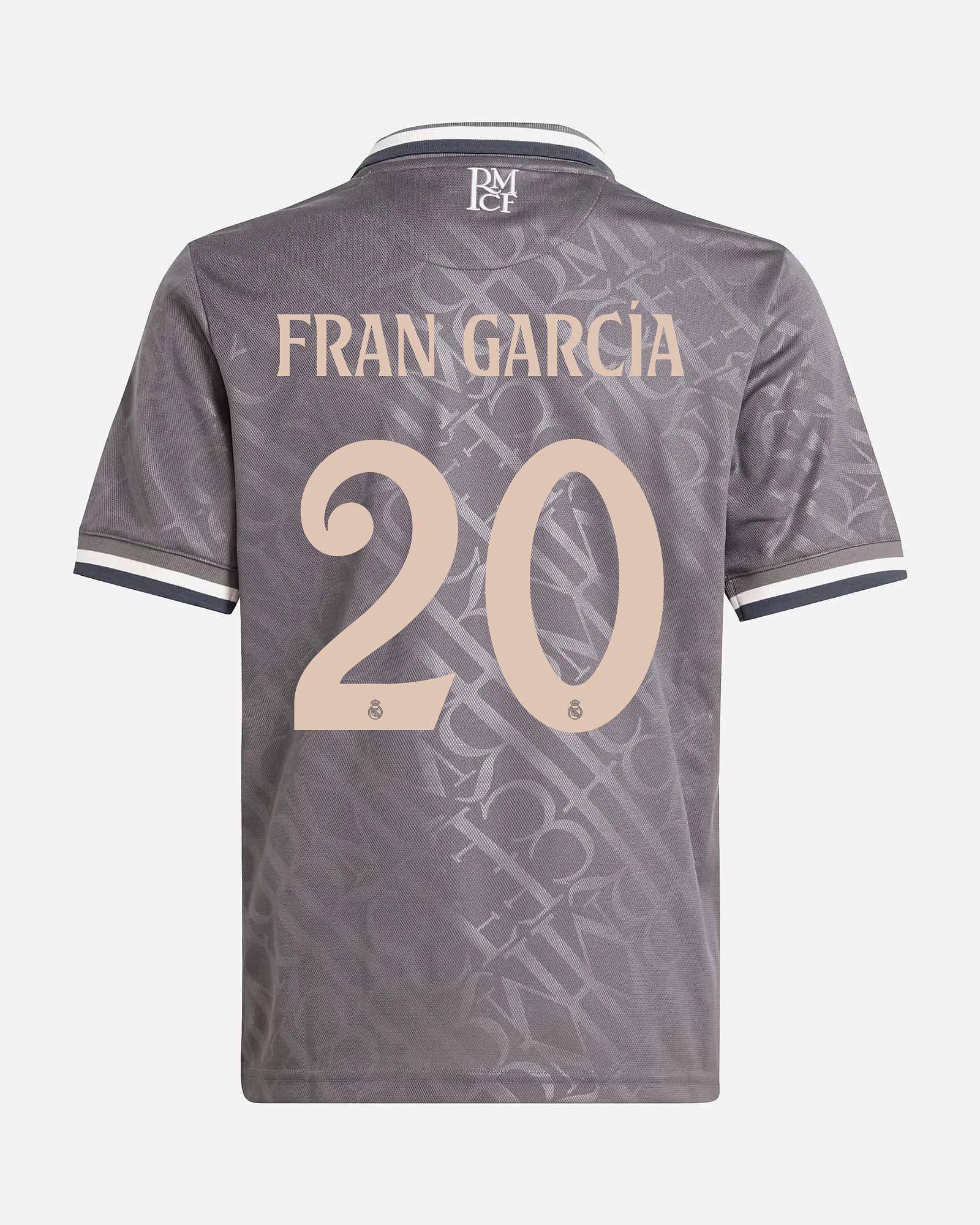 Camiseta 3ª Real Madrid 2024/2025 Fran García - Fútbol Factory