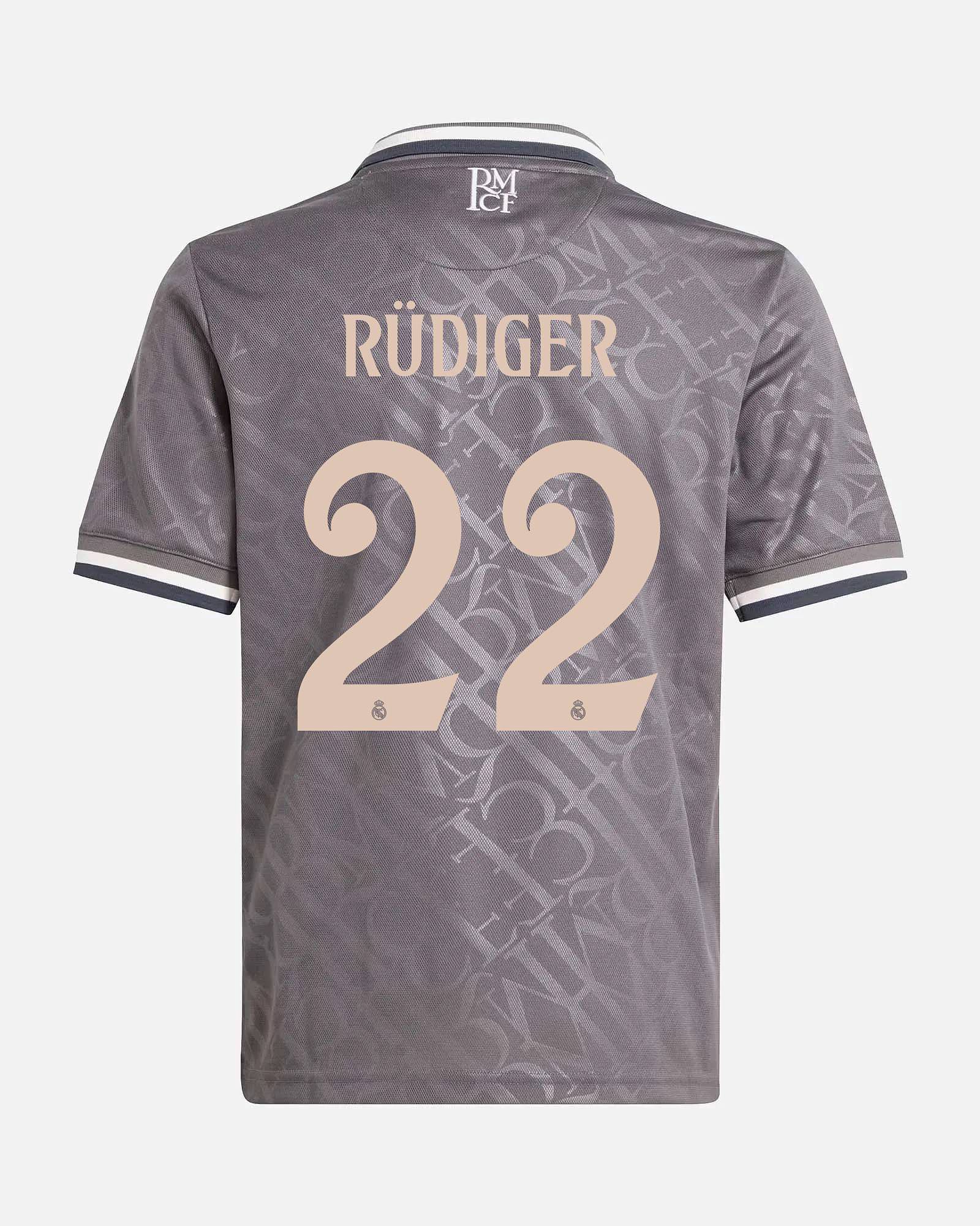 Camiseta 3ª Real Madrid 2024/2025 Rüdiger - Fútbol Factory