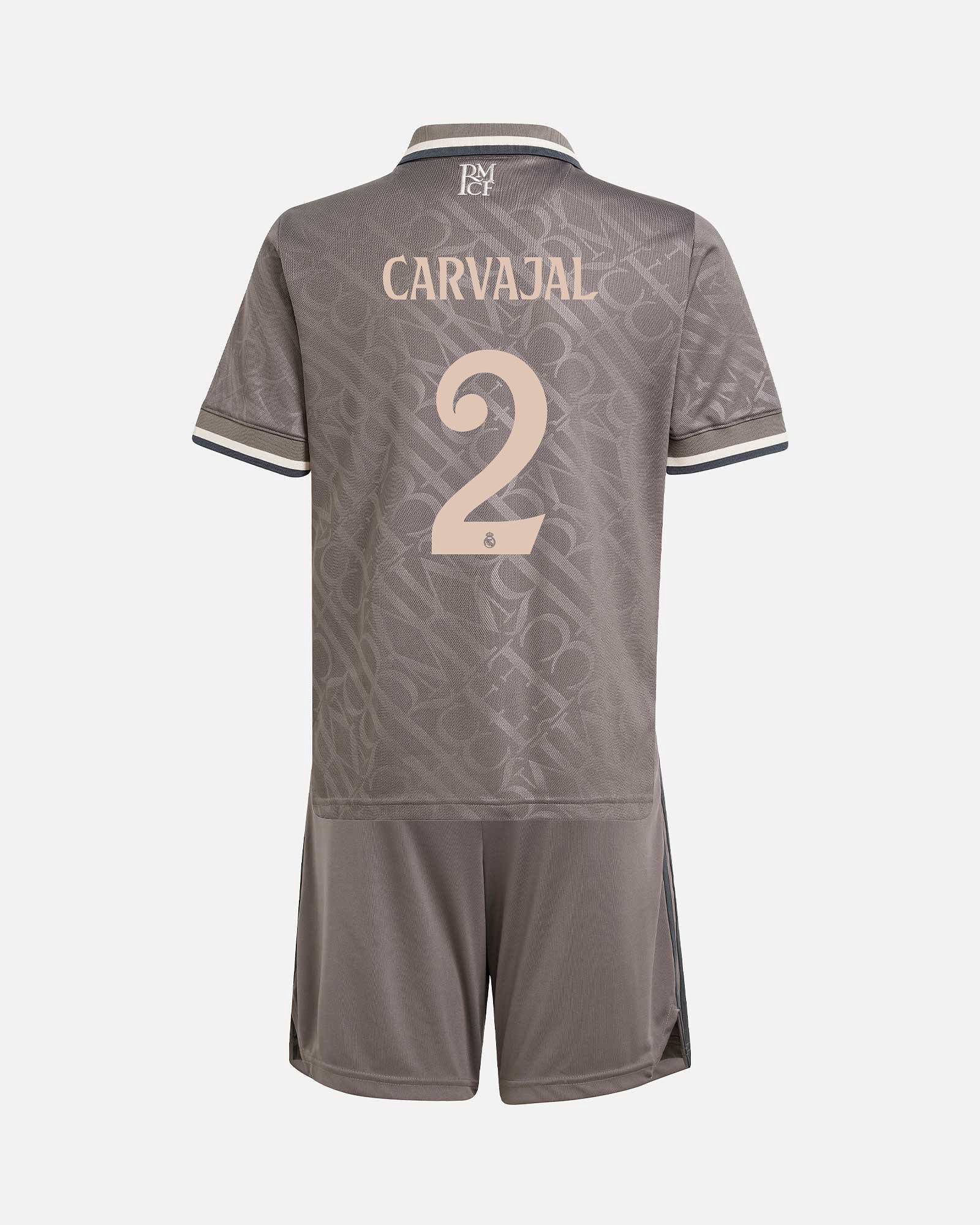 Conjunto 3ª Real Madrid 2024/2025 Carvajal - Fútbol Factory